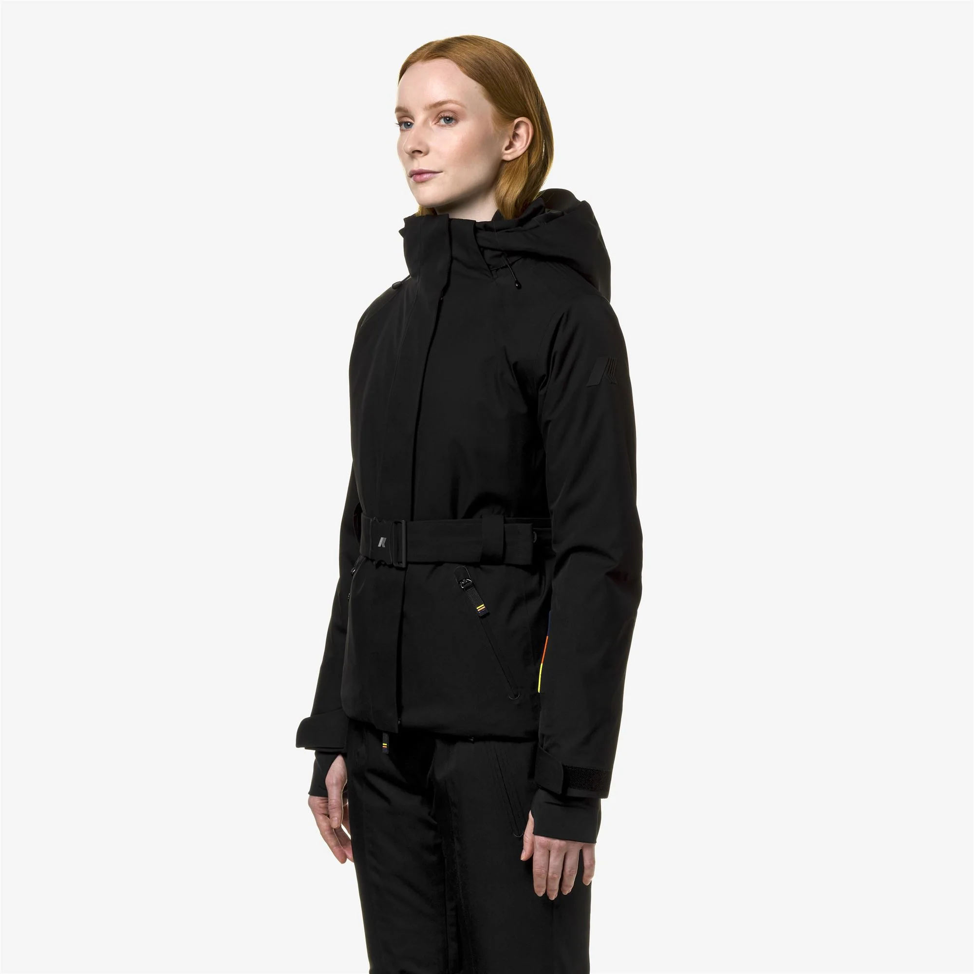 CHEVRIL MICRO TWILL 2 LAYERS - Jackets - Mid - Woman - BLACK PURE - Image 6