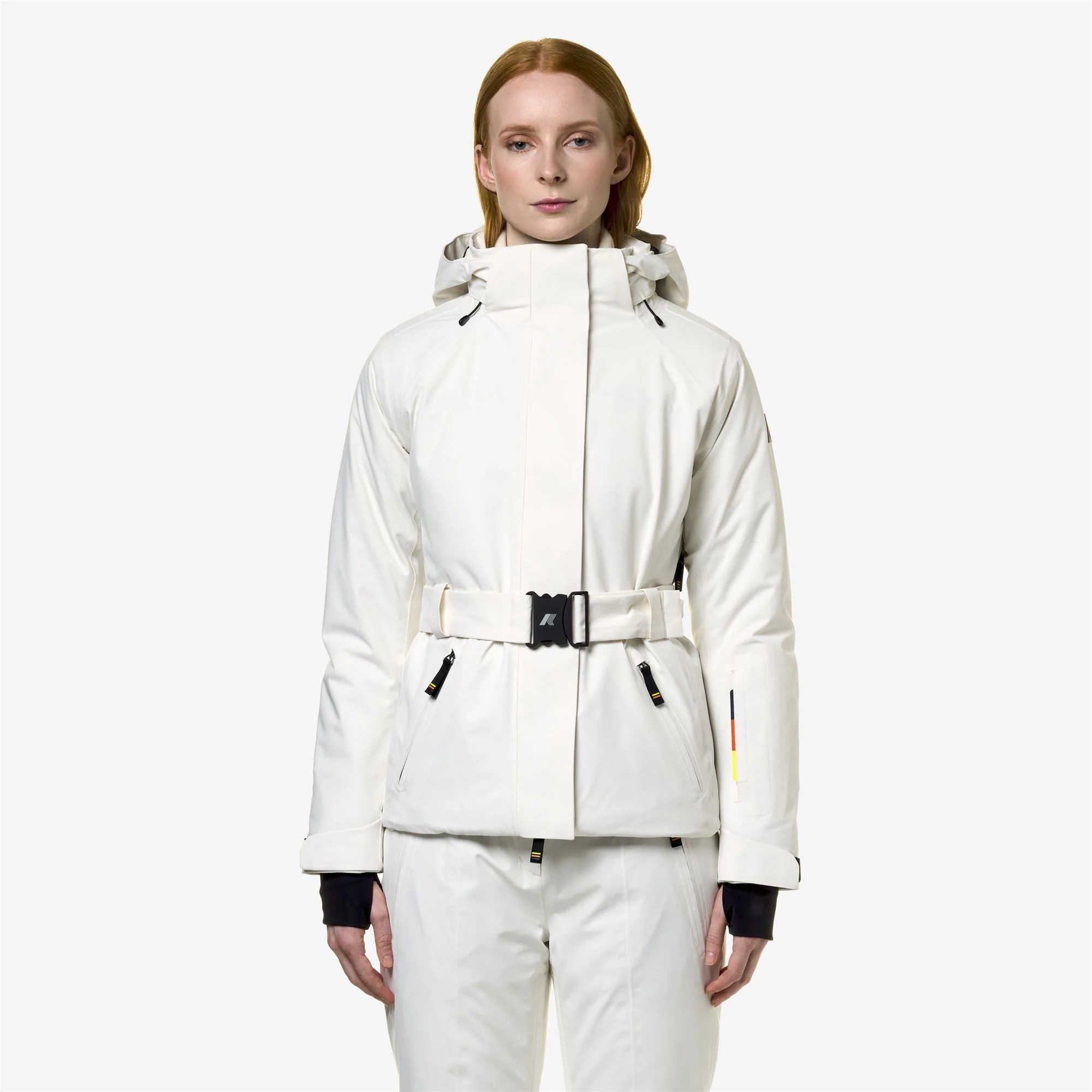 CHEVRIL MICRO TWILL 2 LAYERS - Jackets - Mid - Woman - WHITE GARDENIA - Image 5