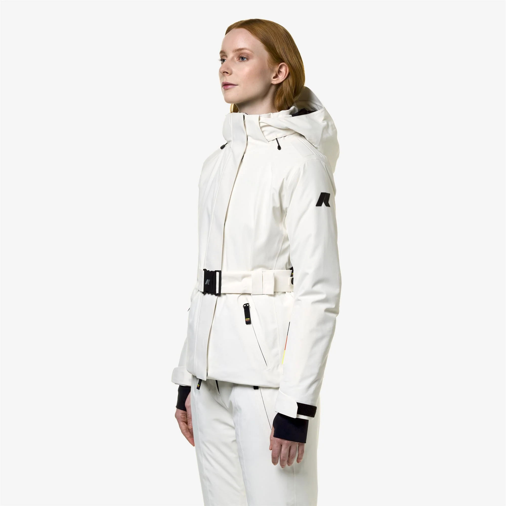 CHEVRIL MICRO TWILL 2 LAYERS - Jackets - Mid - Woman - WHITE GARDENIA - Image 6
