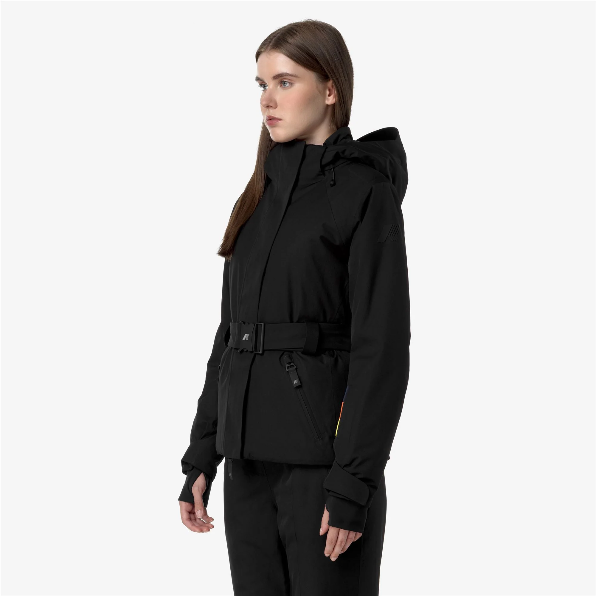 CHEVRIL MICROTWILL 2L - Jackets - Mid - Woman - BLACK PURE - Image 6