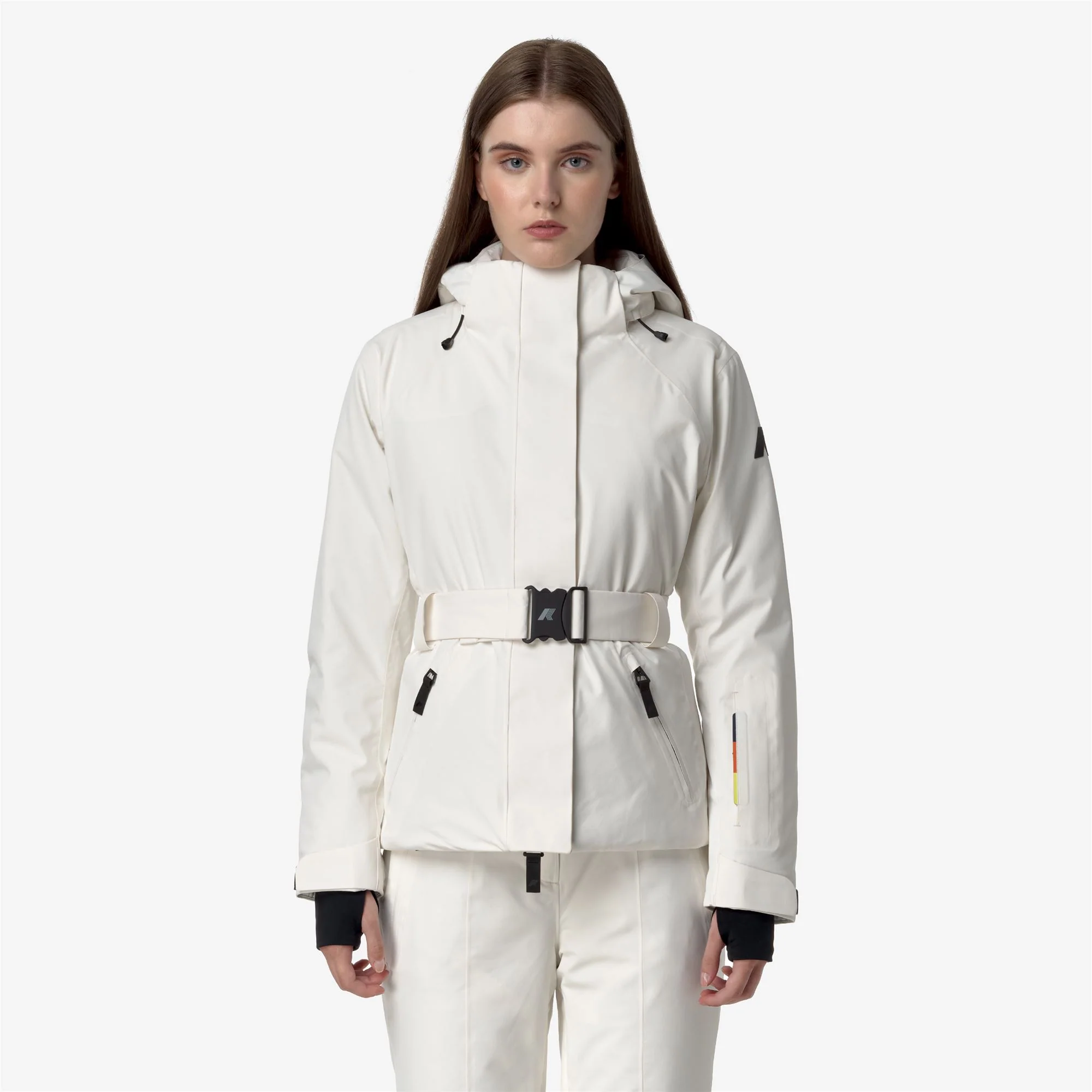 CHEVRIL MICROTWILL 2L - Jackets - Mid - Woman - WHITE GARDENIA - Image 5