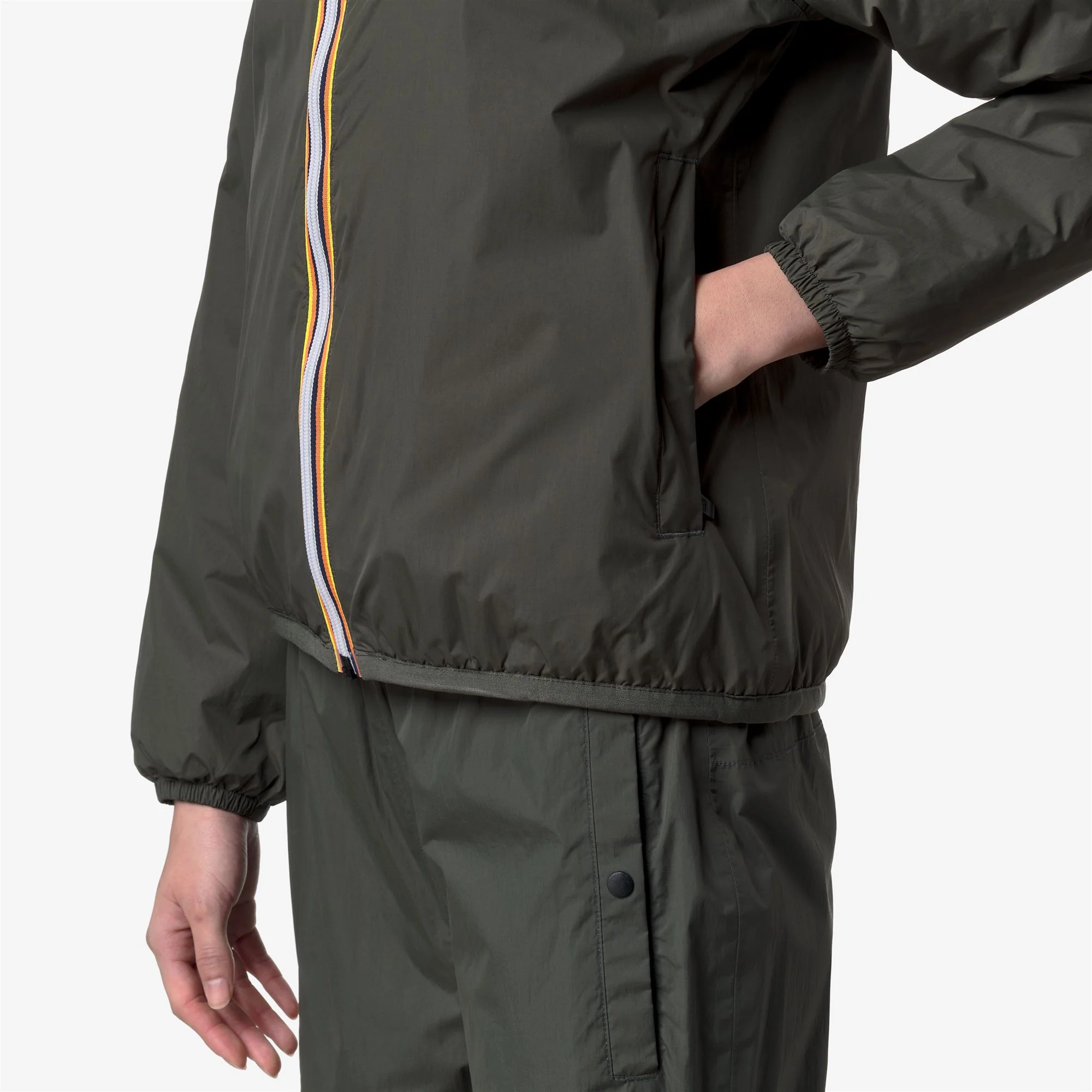 CLAUDETTE WARM - Jackets - Mid - Woman - GREEN BLACKISH - Image 3
