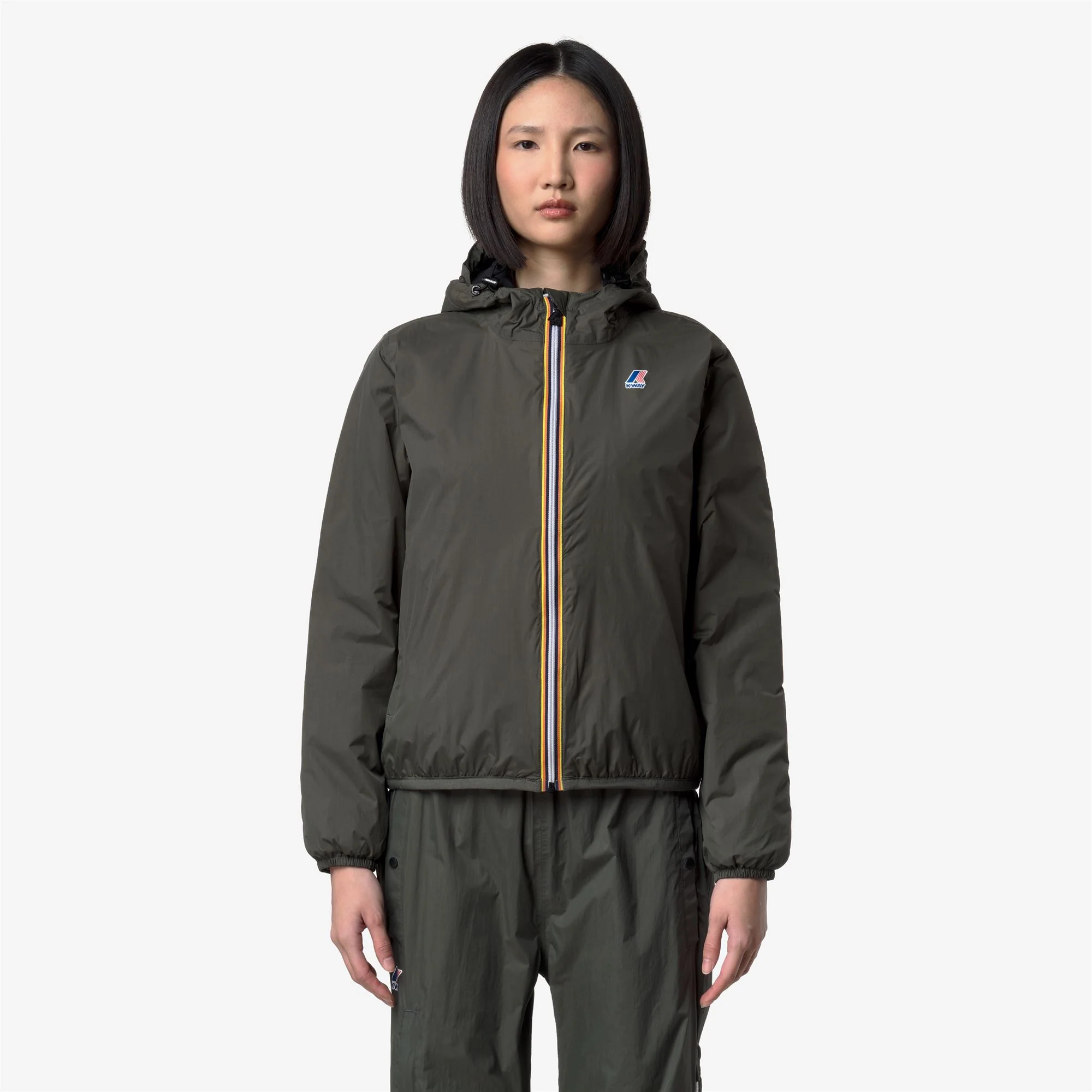 CLAUDETTE WARM - Jackets - Mid - Woman - GREEN BLACKISH - Image 4