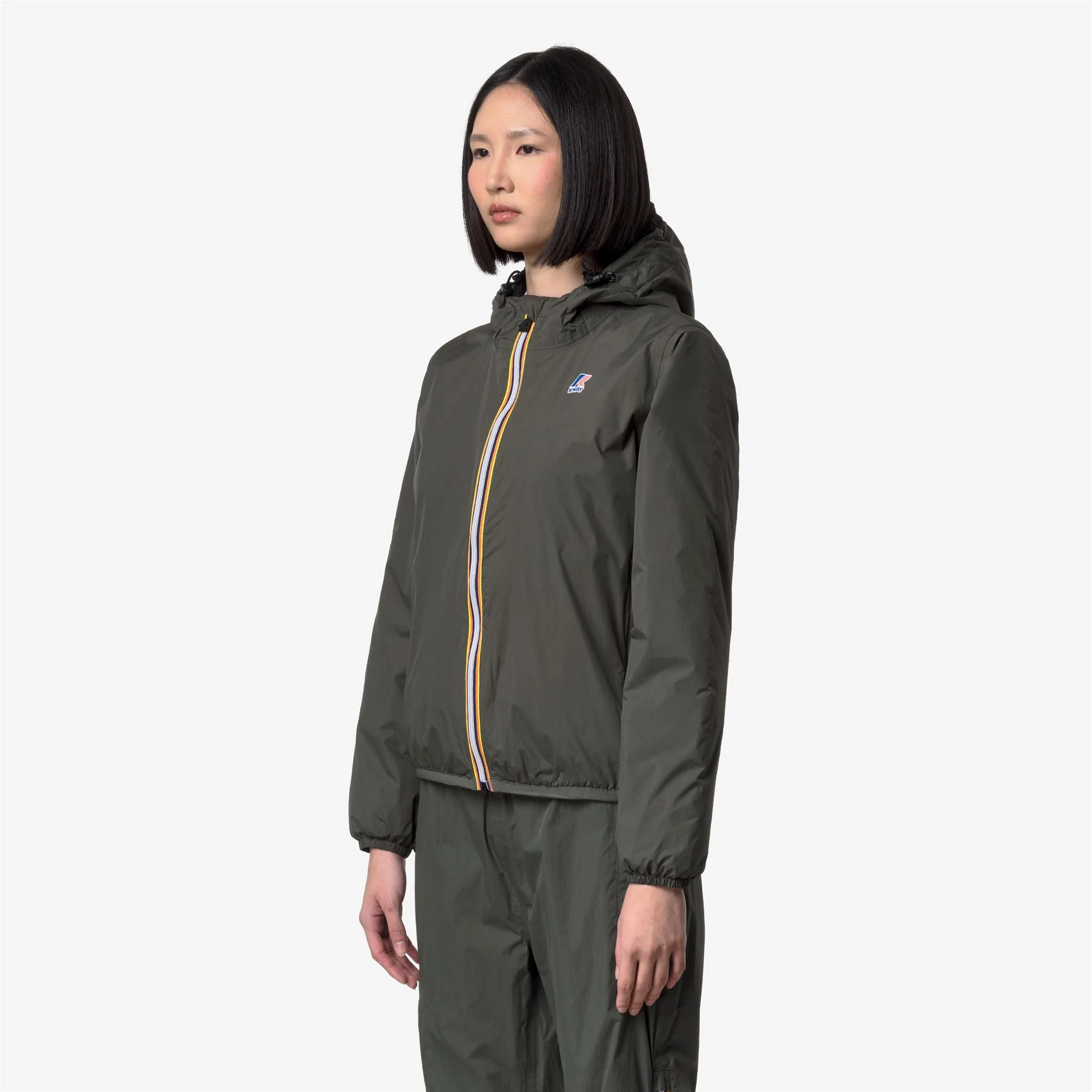 CLAUDETTE WARM - Jackets - Mid - Woman - GREEN BLACKISH - Image 5