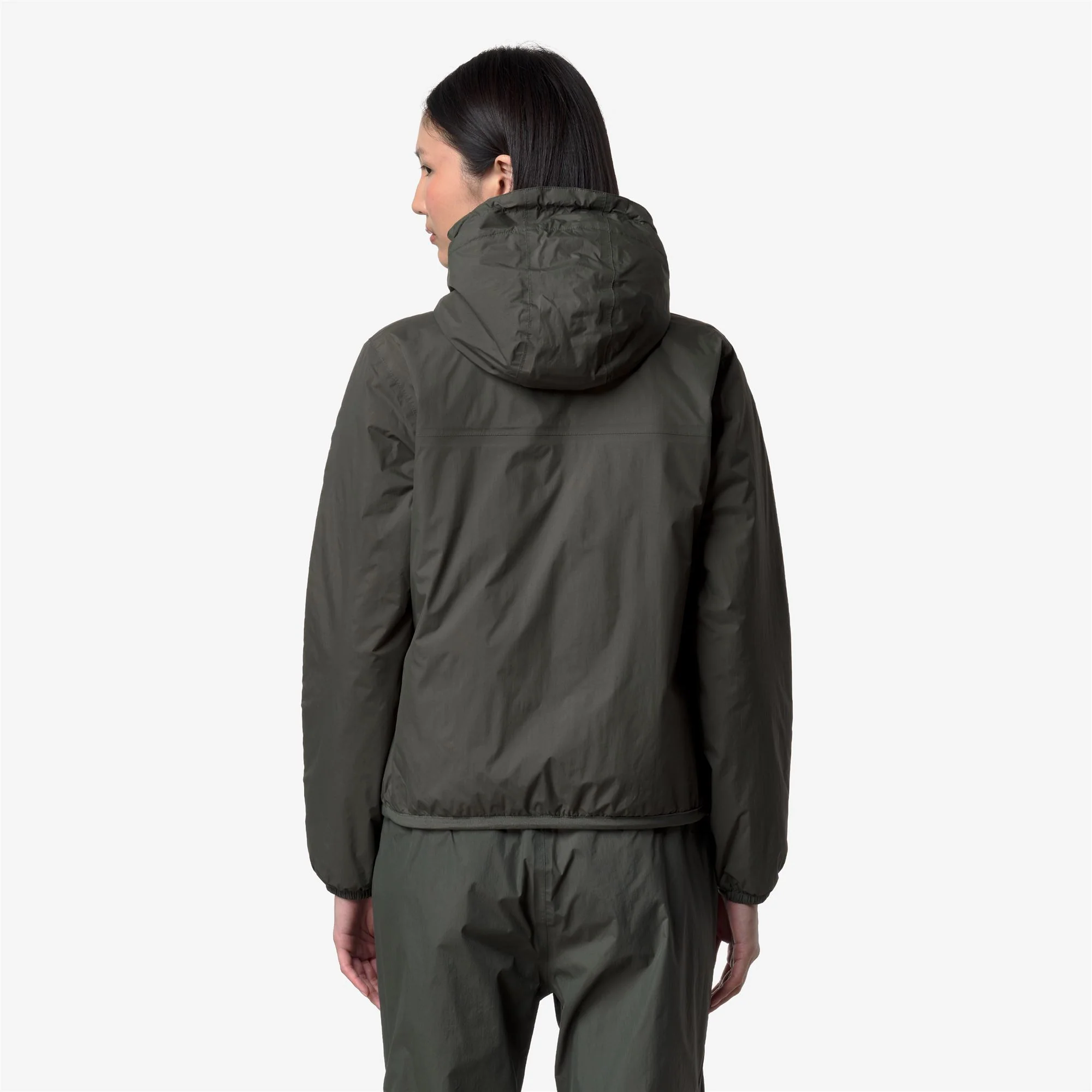 CLAUDETTE WARM - Jackets - Mid - Woman - GREEN BLACKISH - Image 6