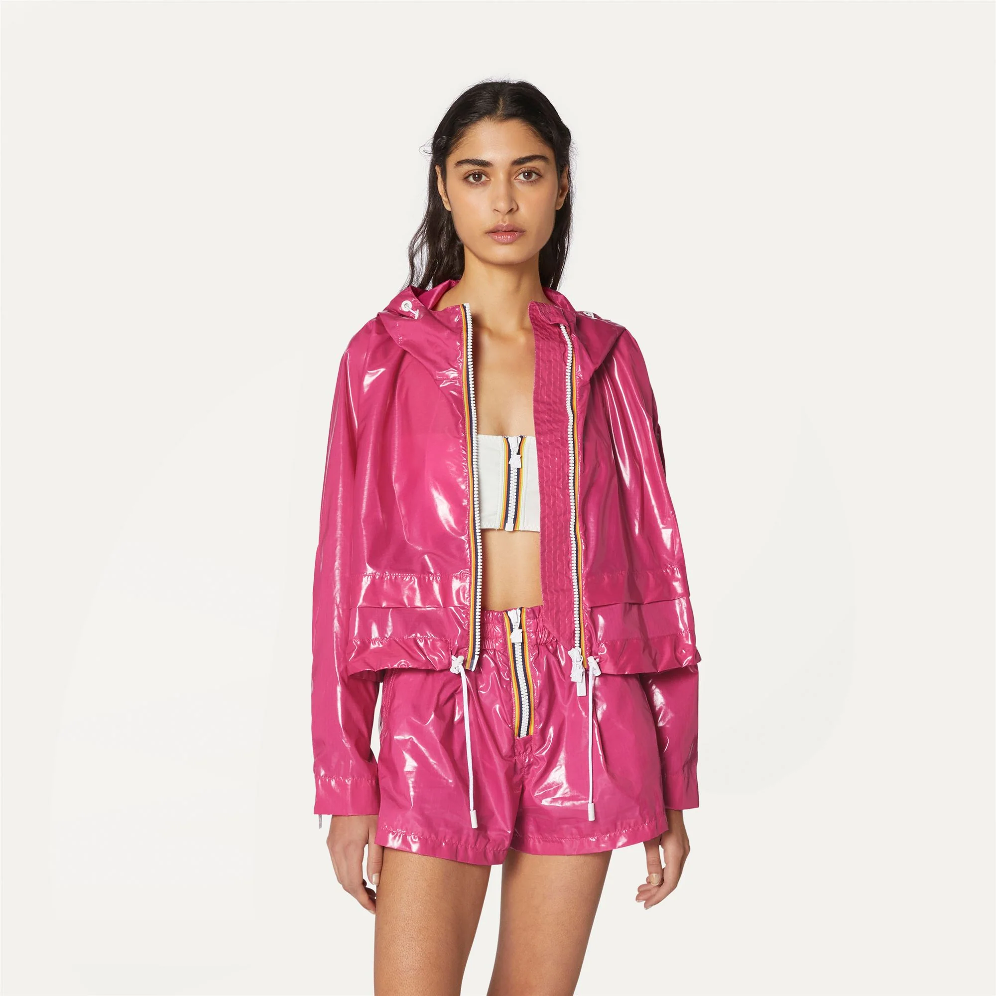CROPEL LIGHT GLASS RIPSTOP - Jackets - Short - Woman - PINK PEACOCK - Image 3