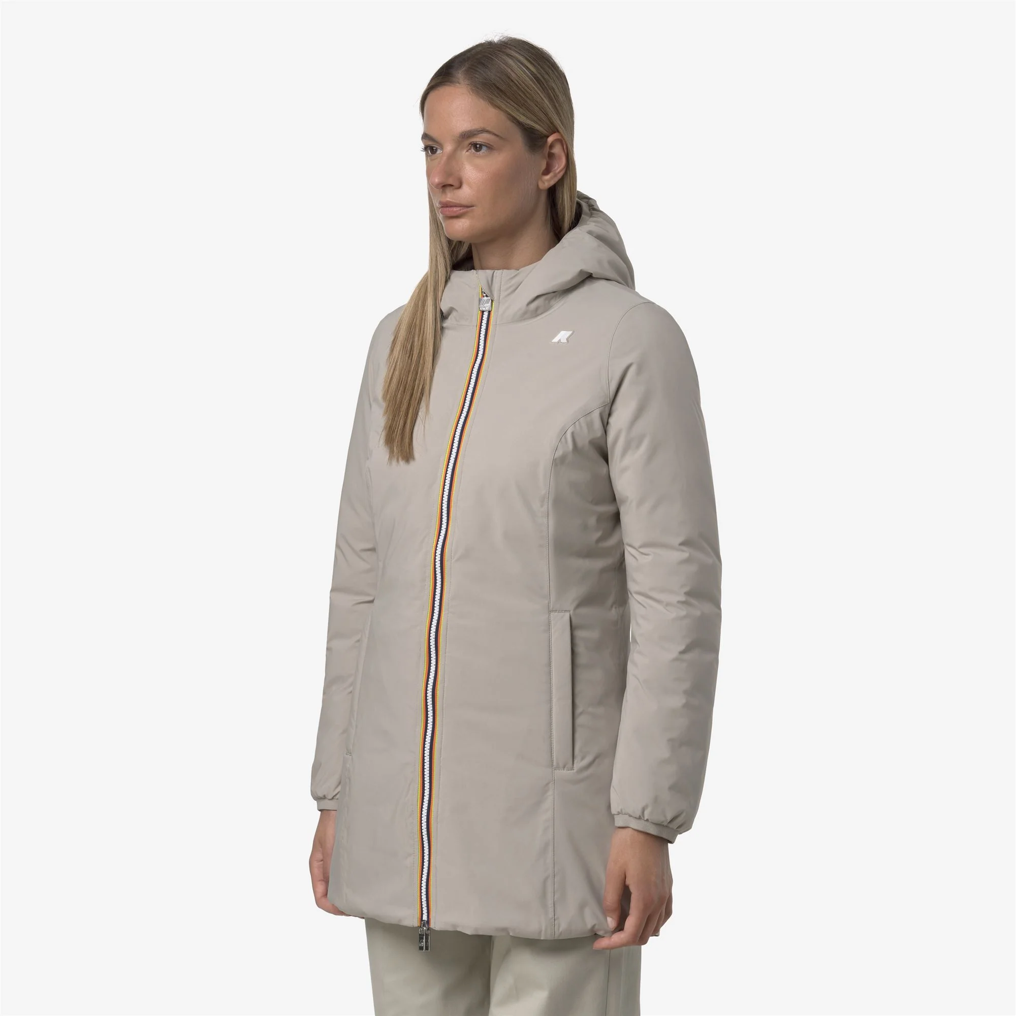 DENISE ST THERMO REVERSIBLE - Jackets - 3/4 LENGTH - Woman - BEIGE CASHMERE-BLACK OLIVE - Image 5