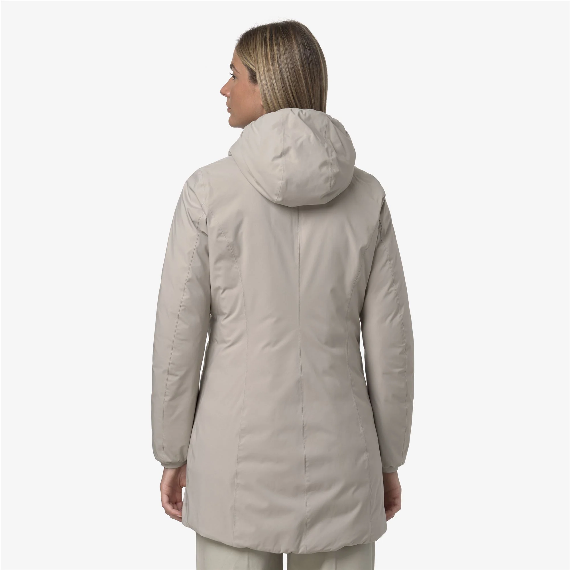 DENISE ST THERMO REVERSIBLE - Jackets - 3/4 LENGTH - Woman - BEIGE CASHMERE-BLACK OLIVE - Image 6