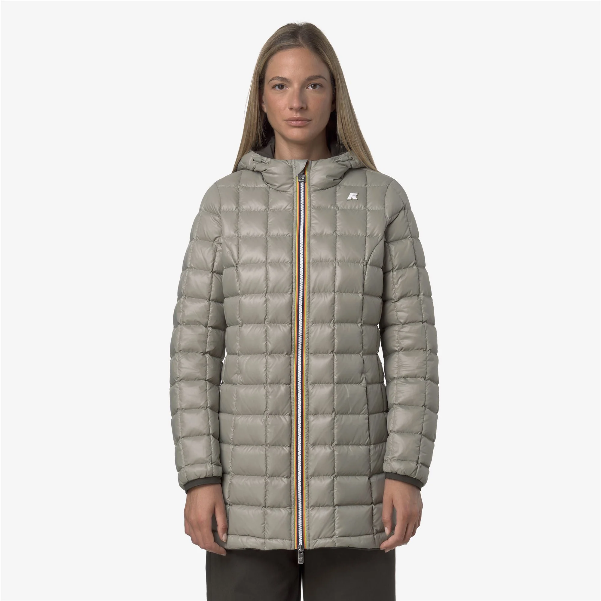 DENISE ST THERMO REVERSIBLE - Jackets - 3/4 LENGTH - Woman - BLACK OLIVE-GREEN OAK - Image 3