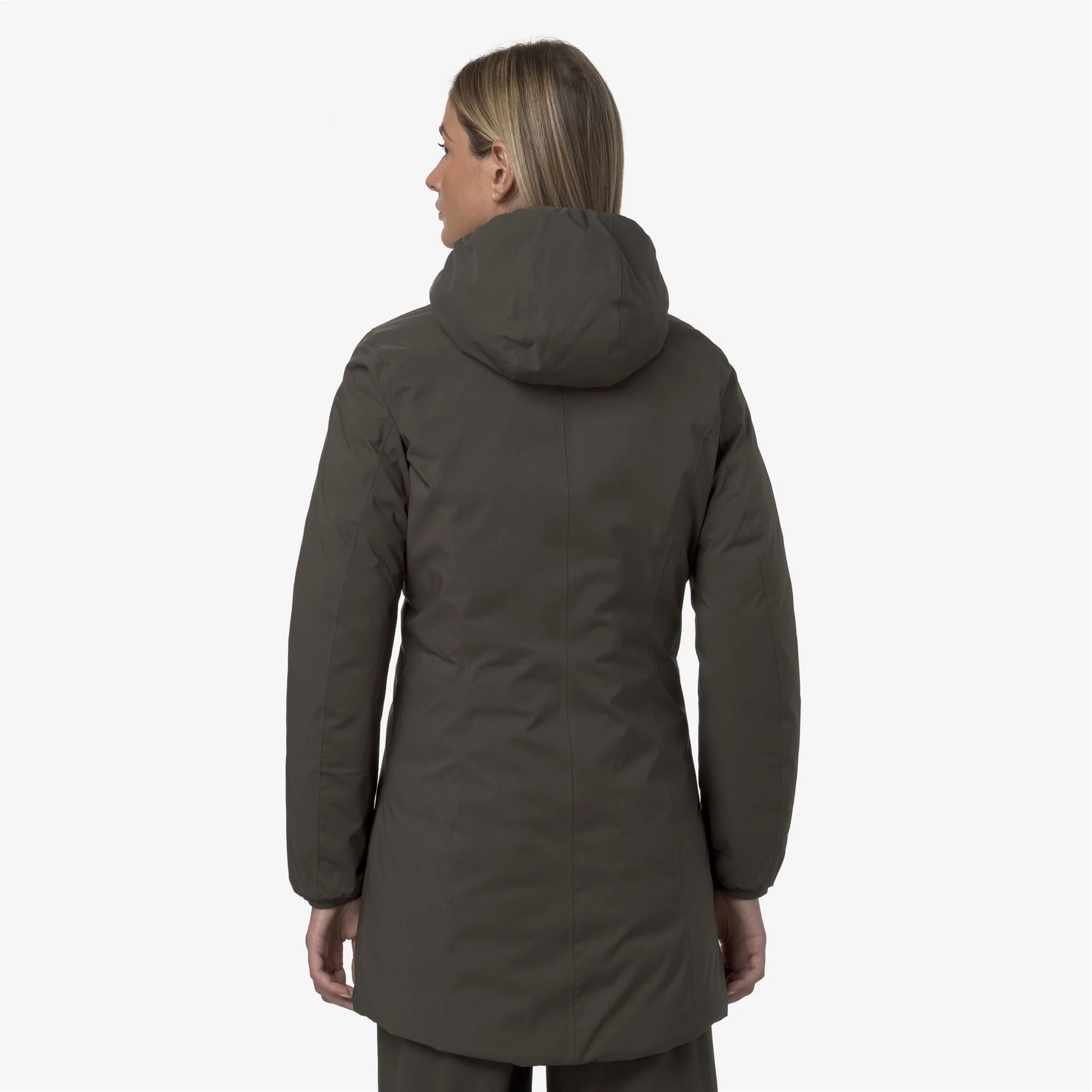 DENISE ST THERMO REVERSIBLE - Jackets - 3/4 LENGTH - Woman - BLACK OLIVE-GREEN OAK - Image 6