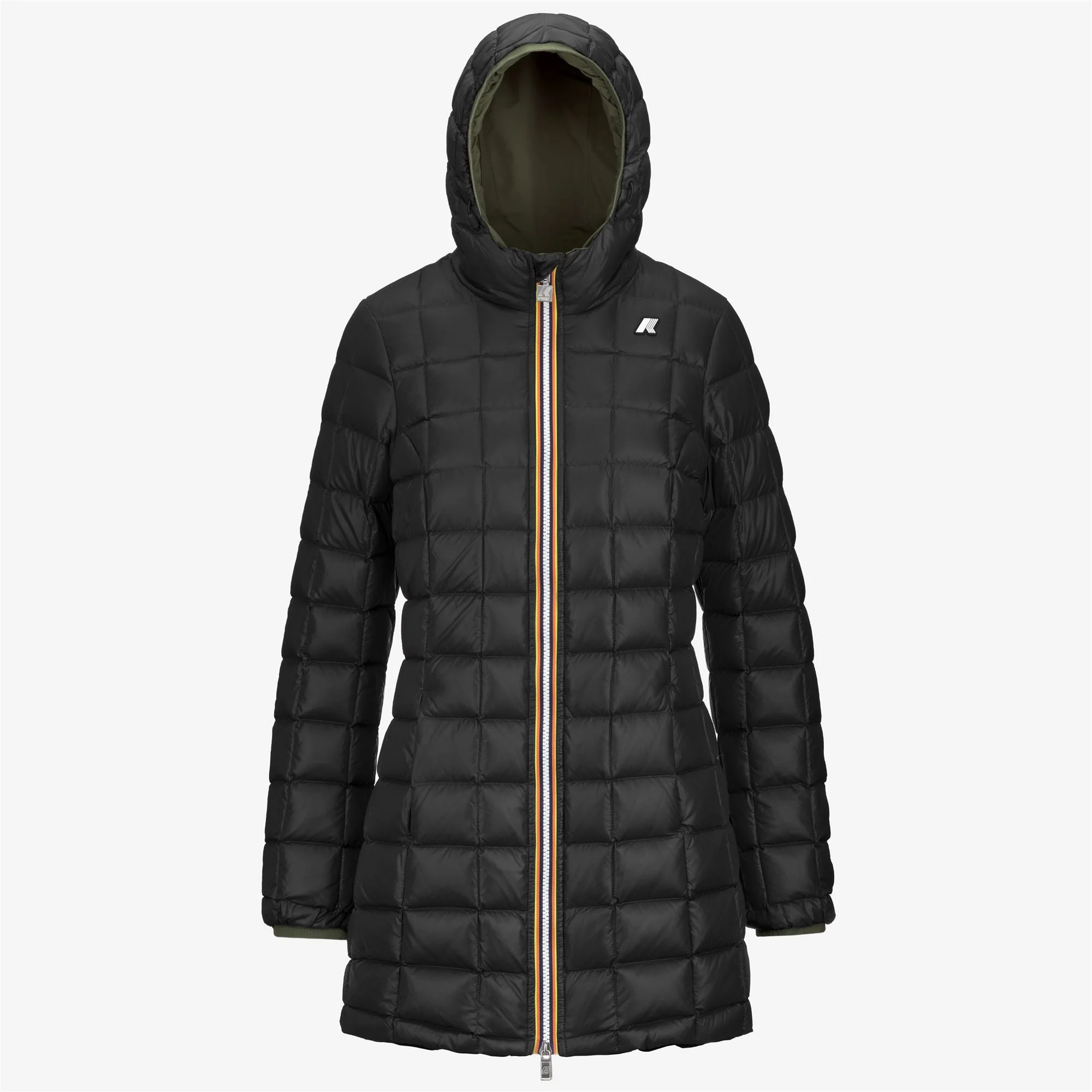 DENISE ST THERMO REVERSIBLE - Jackets - 3/4 LENGTH - Woman - GREEN C-BLACK P - Image 2