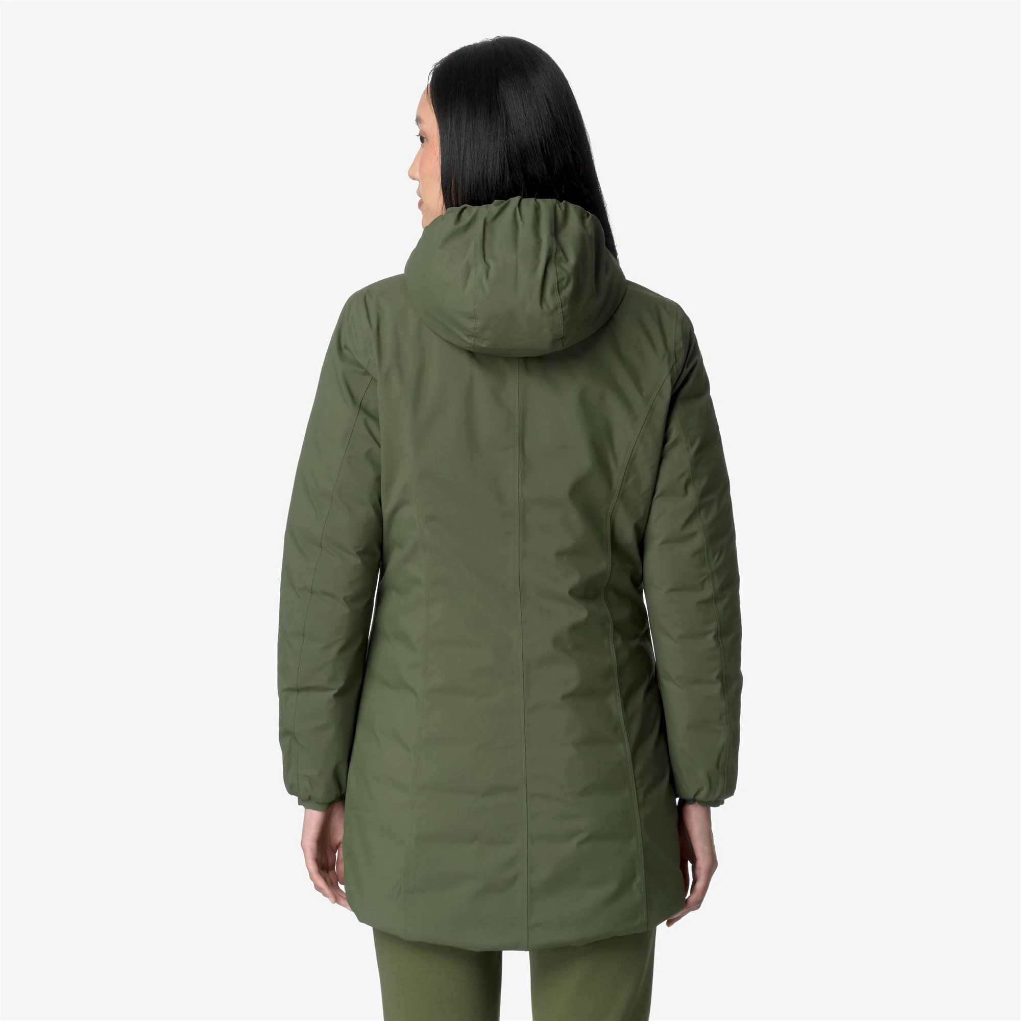 DENISE ST THERMO REVERSIBLE - Jackets - 3/4 LENGTH - Woman - GREEN C-BLACK P - Image 6