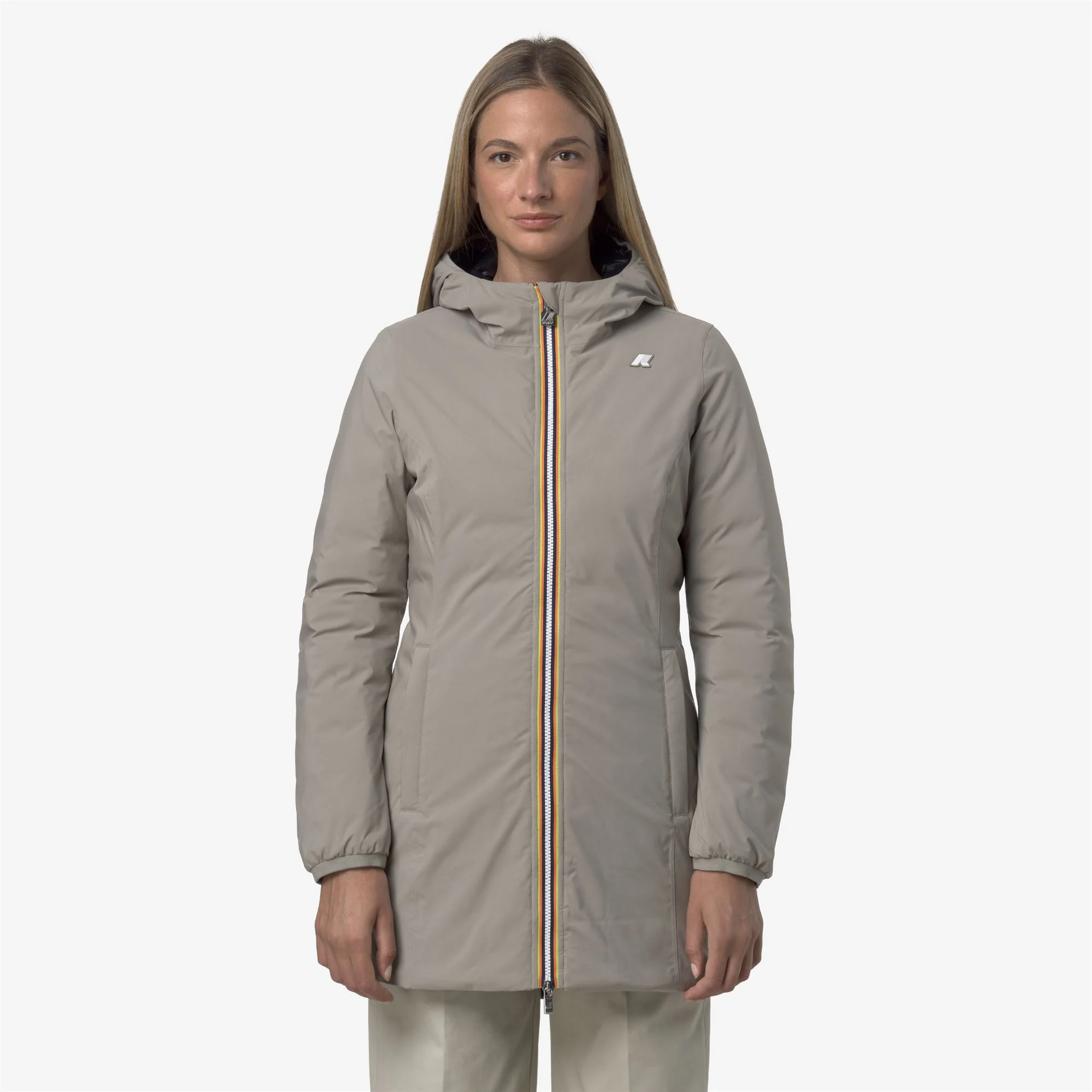 DENISE ST THERMO REVERSIBLE - Jackets - 3/4 LENGTH - Woman - GREEN OAK-BLACK PURE - Image 4