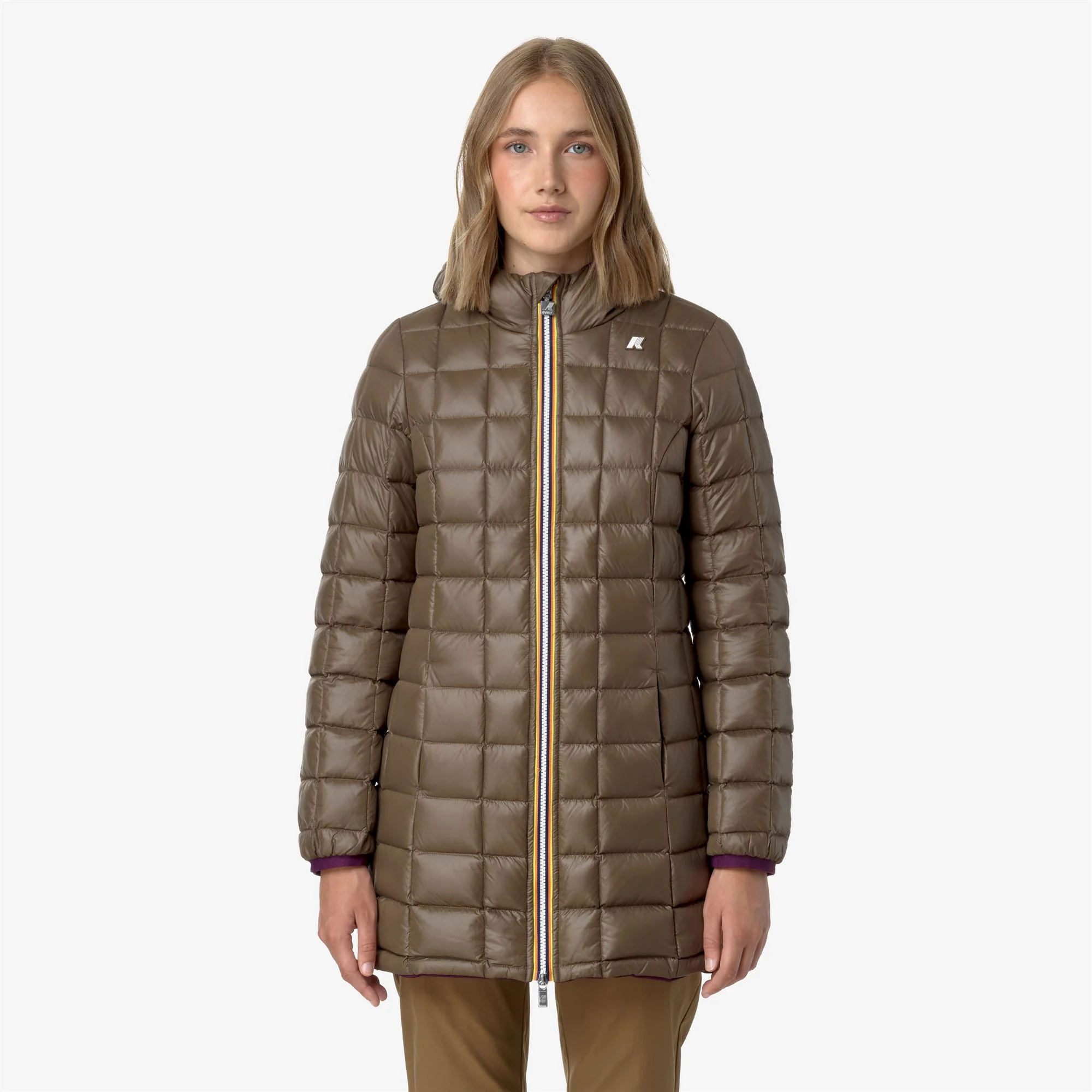 DENISE ST THERMO REVERSIBLE - Jackets - 3/4 LENGTH - Woman - VIOLET DK P-BROWN G - Image 3