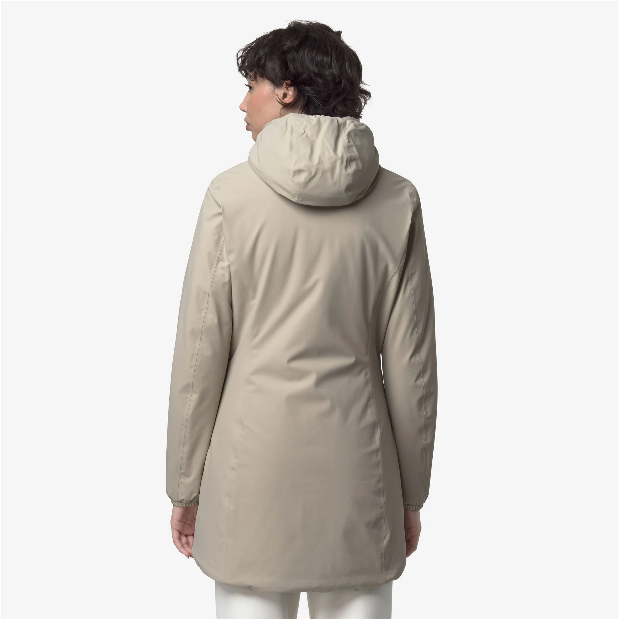 DENISE ST WARM REVERSIBLE - Jackets - Mid - Woman - BEIGE CASHMERE-BLACK PURE - Image 6