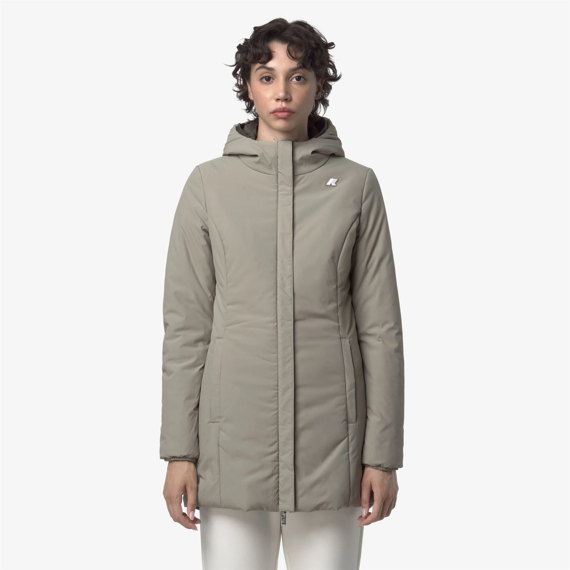DENISE ST WARM REVERSIBLE - Jackets - Mid - Woman - BLACK OLIVE-GREEN OAK - Image 3