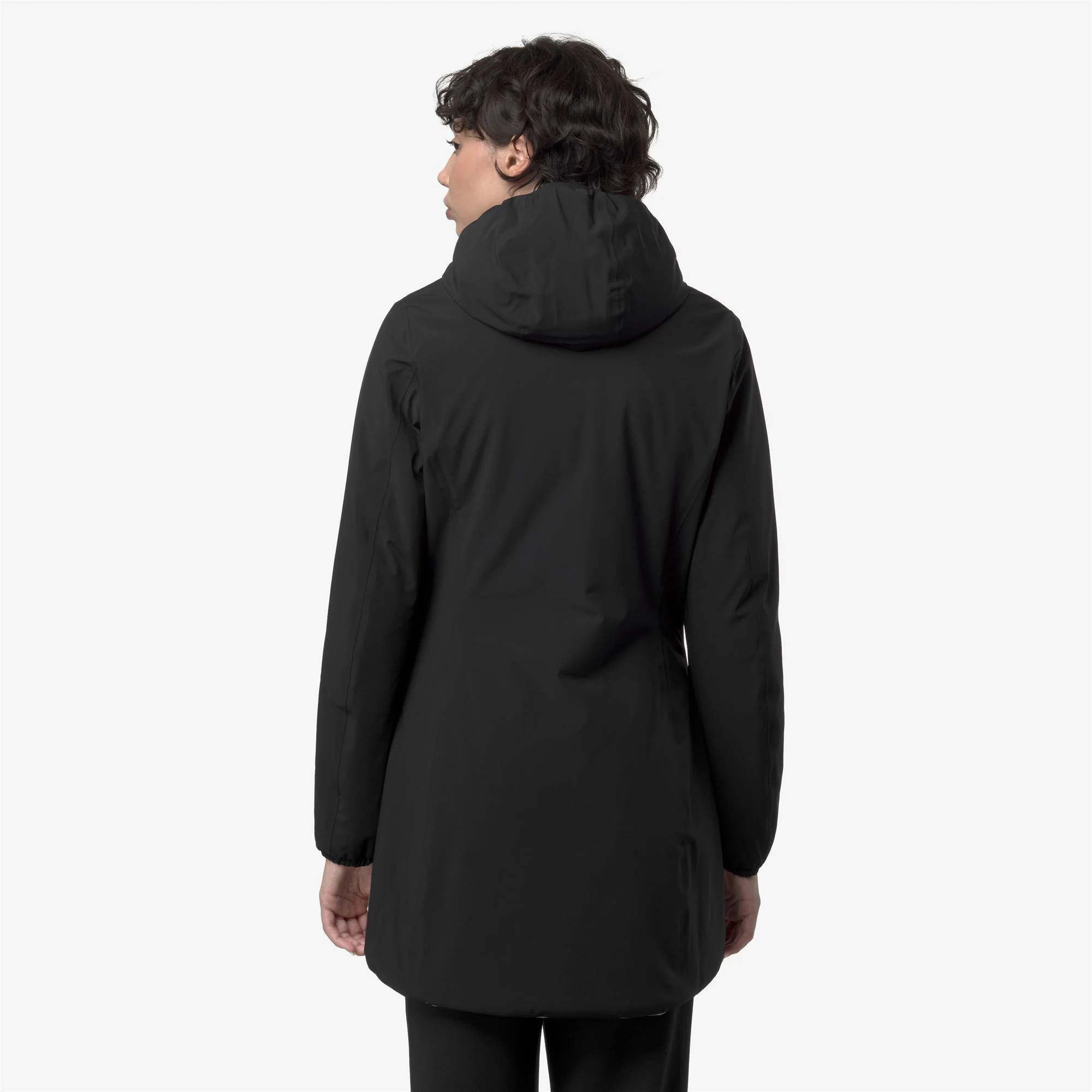 DENISE ST WARM REVERSIBLE - Jackets - Mid - Woman - BLACK PURE-BEIGE CASHMERE - Image 6