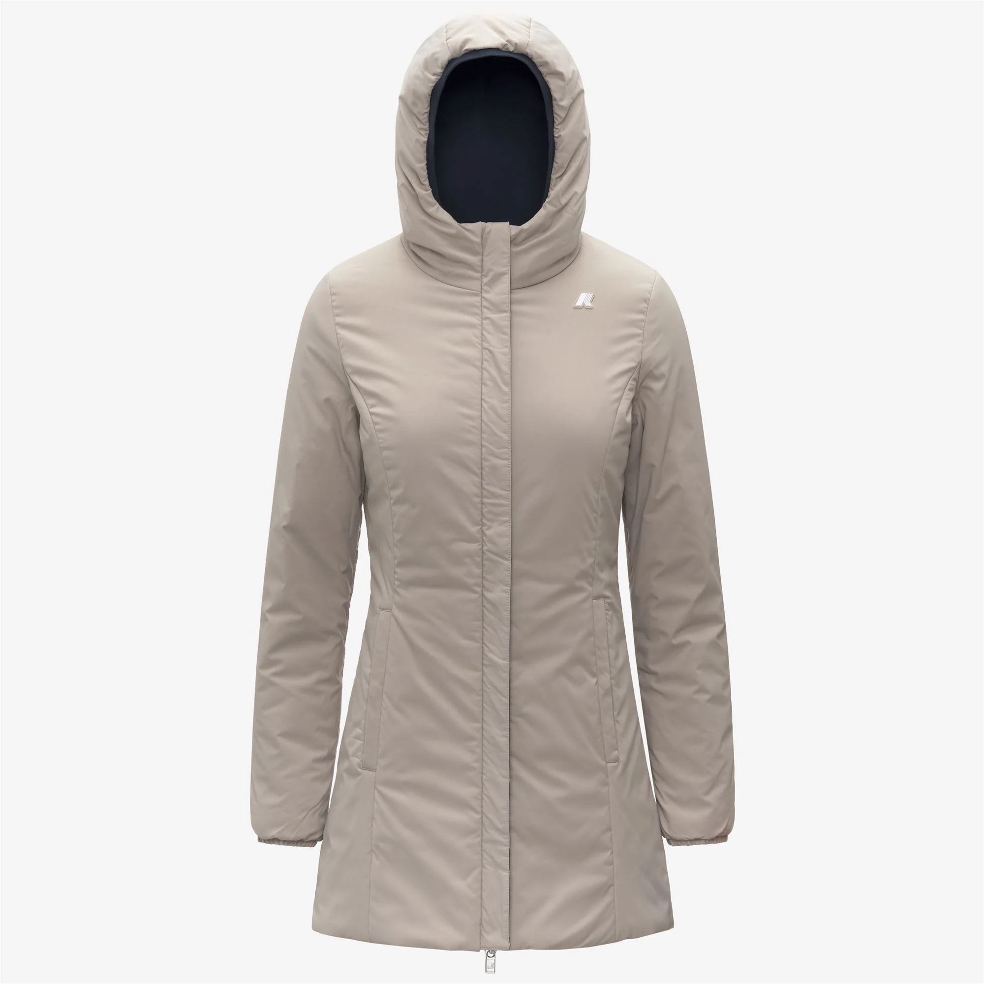 DENISE ST WARM REVERSIBLE - Jackets - Mid - Woman - BLUE DEPTH-BEIGE CASHMERE - Image 2