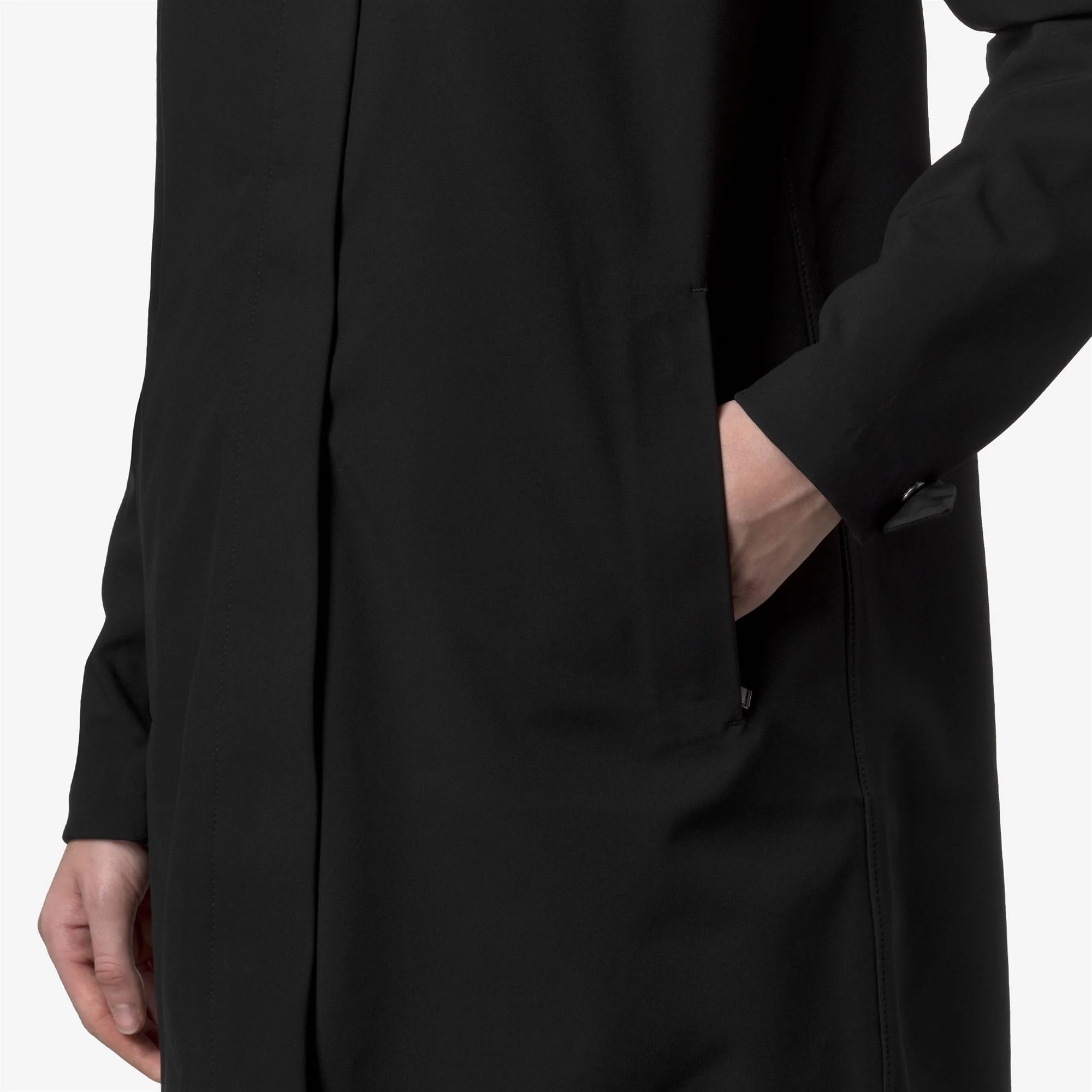 DUKESSE BONDED - Jackets - 3/4 LENGTH - Woman - BLACK PURE-BLUE DEPTH - Image 2