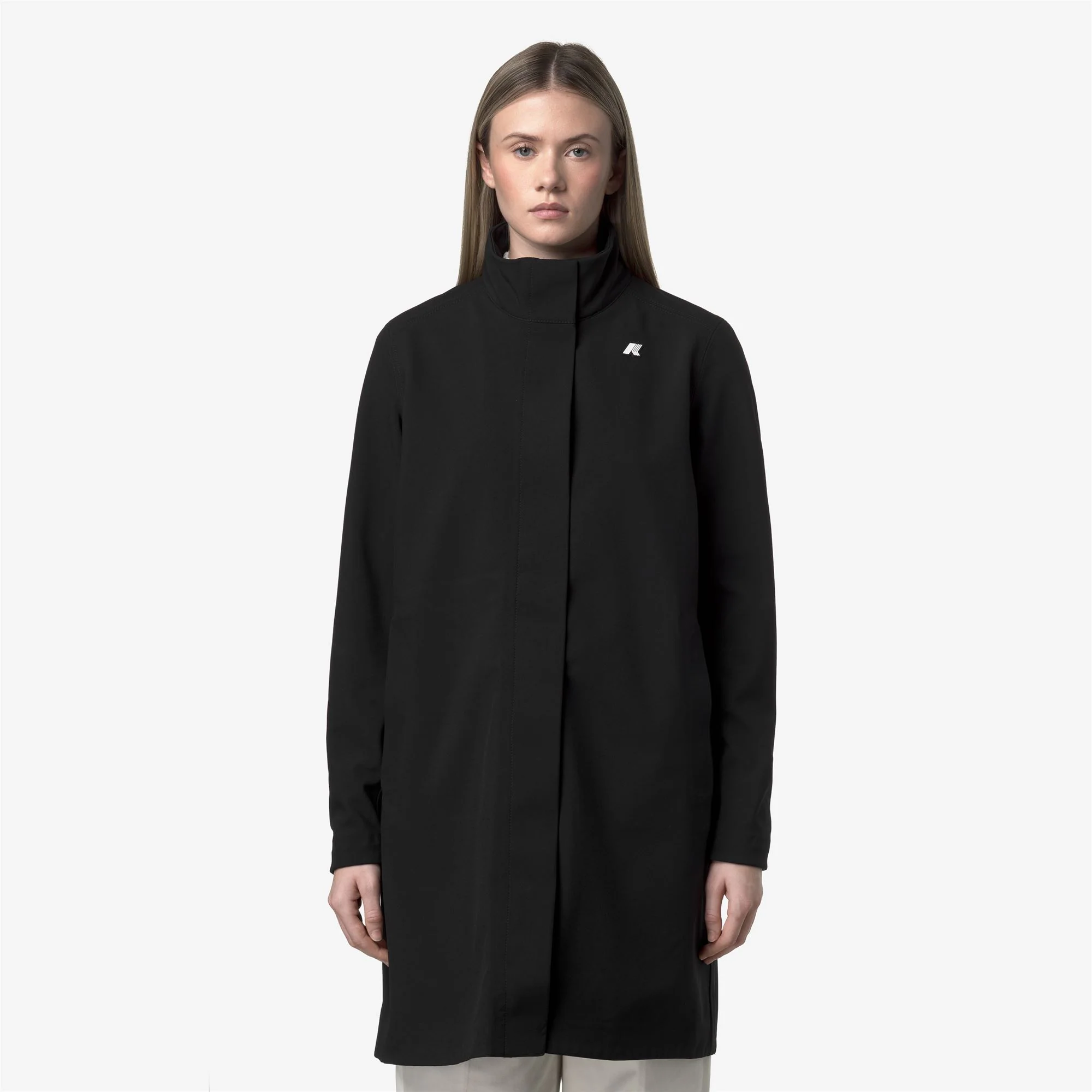 DUKESSE BONDED - Jackets - 3/4 LENGTH - Woman - BLACK PURE-BLUE DEPTH - Image 3