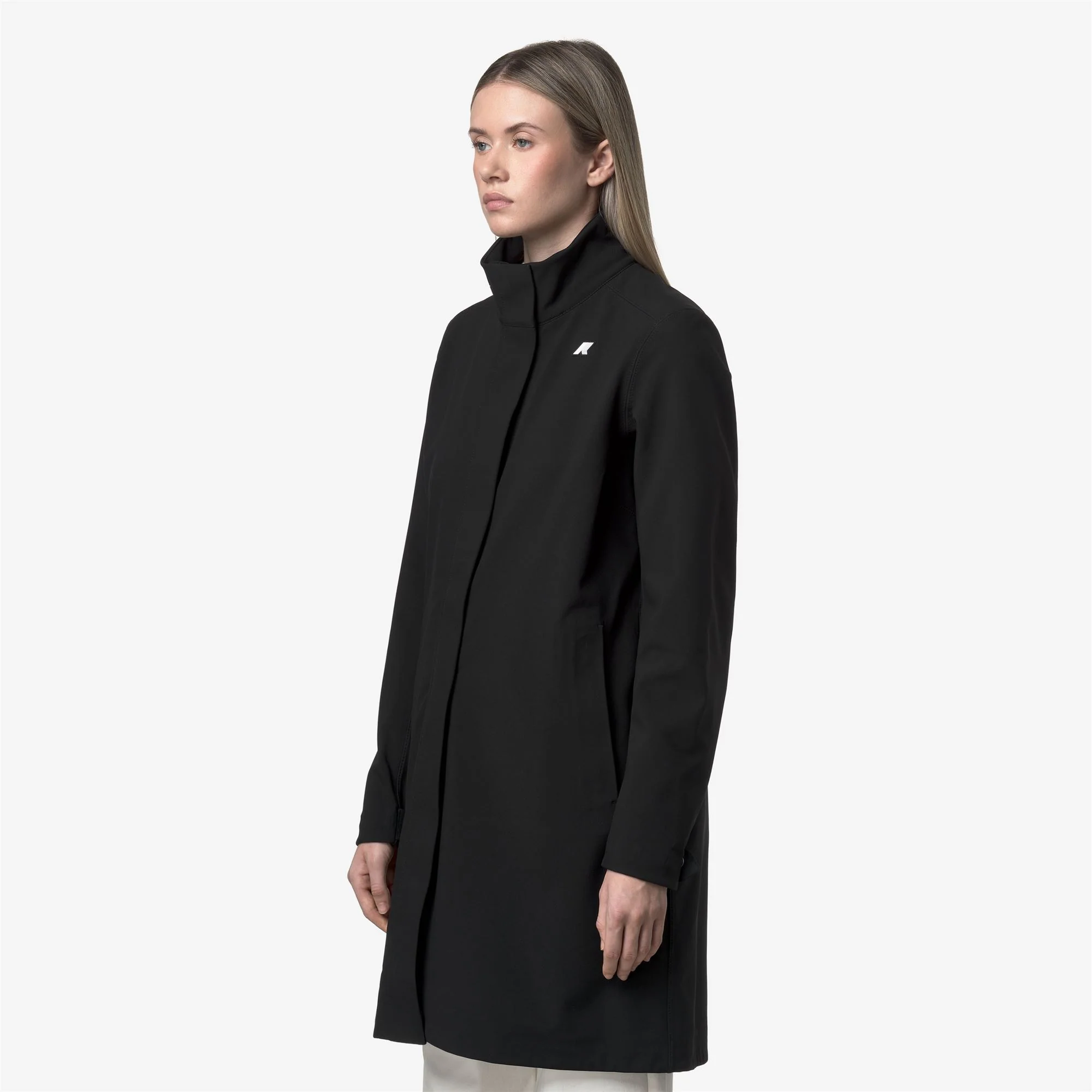 DUKESSE BONDED - Jackets - 3/4 LENGTH - Woman - BLACK PURE-BLUE DEPTH - Image 4