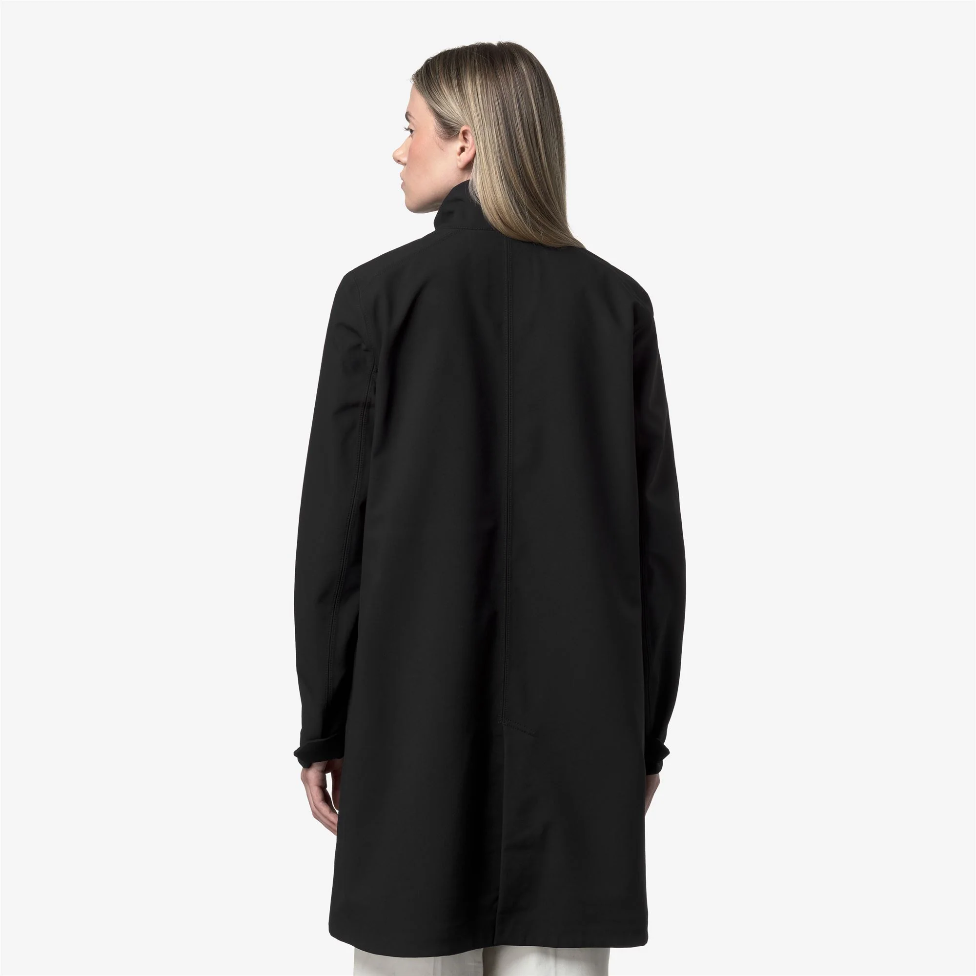 DUKESSE BONDED - Jackets - 3/4 LENGTH - Woman - BLACK PURE-BLUE DEPTH - Image 5
