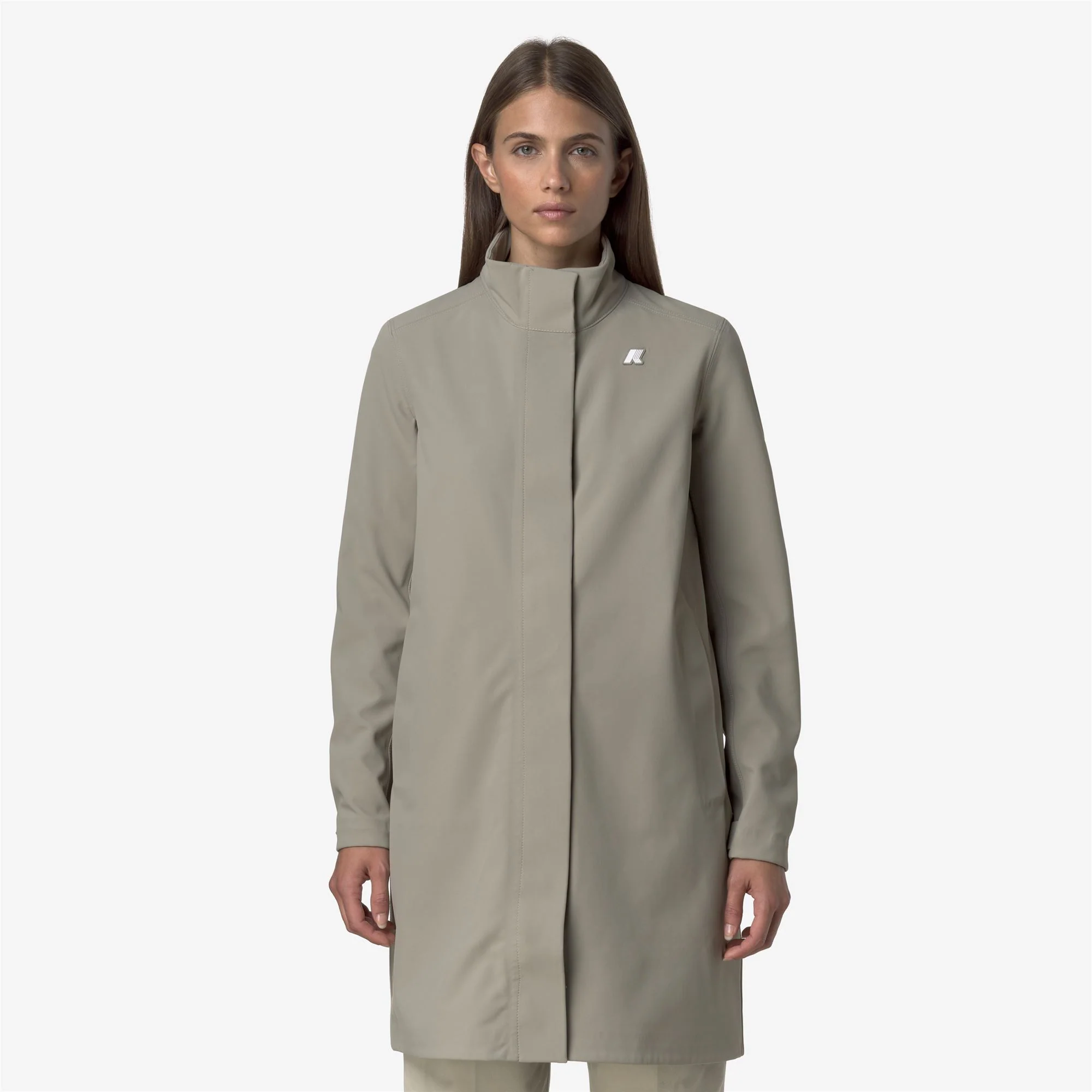 DUKESSE BONDED - Jackets - 3/4 LENGTH - Woman - GREEN OAK-BLUE DEPTH - Image 3