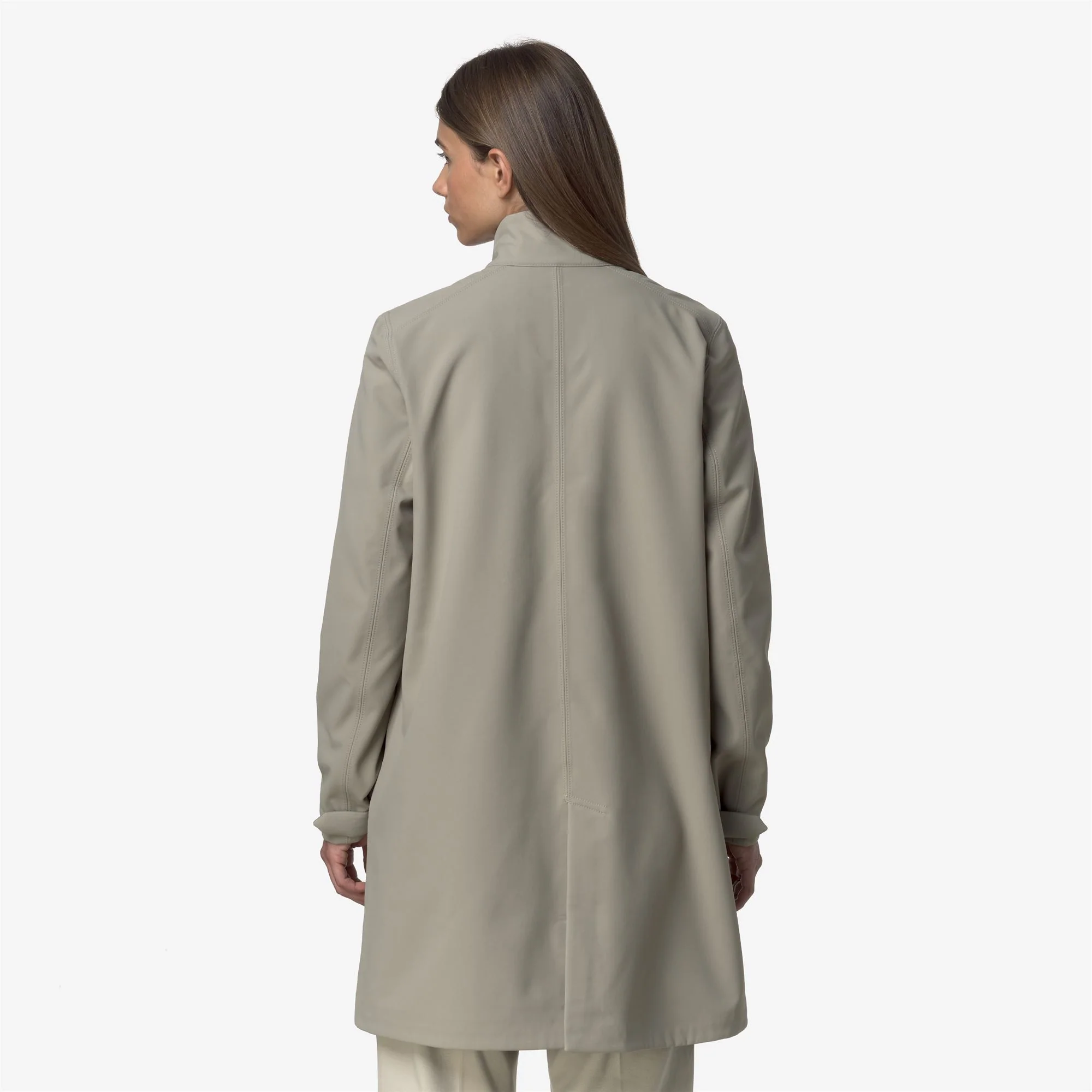DUKESSE BONDED - Jackets - 3/4 LENGTH - Woman - GREEN OAK-BLUE DEPTH - Image 5