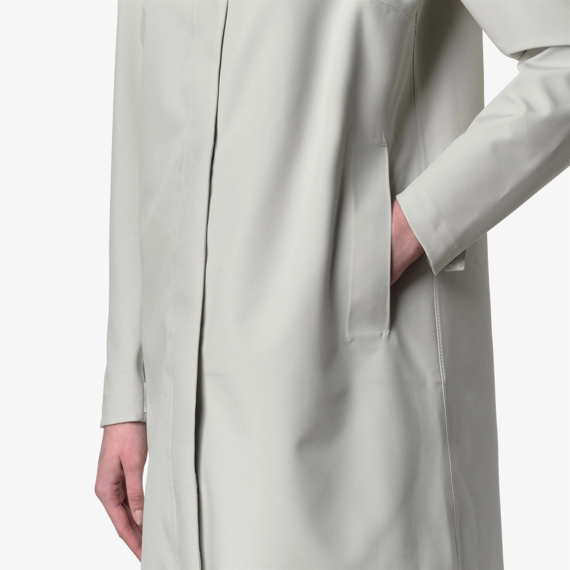 DUKESSE BONDED JERSEY - Jackets - 3/4 LENGTH - Woman - BEIGE LT - Image 2