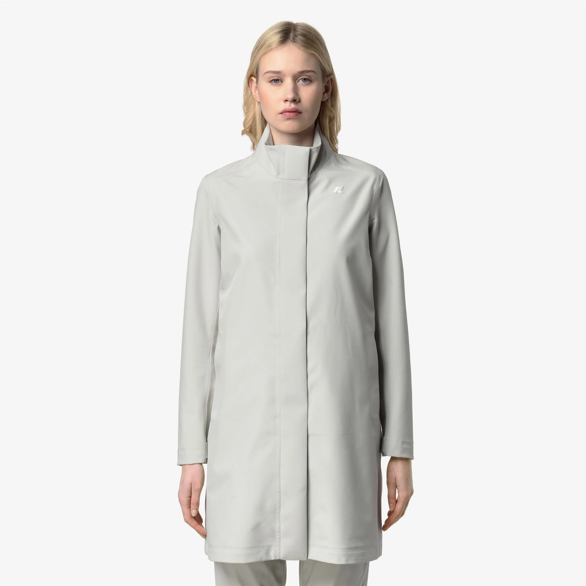 DUKESSE BONDED JERSEY - Jackets - 3/4 LENGTH - Woman - BEIGE LT - Image 3