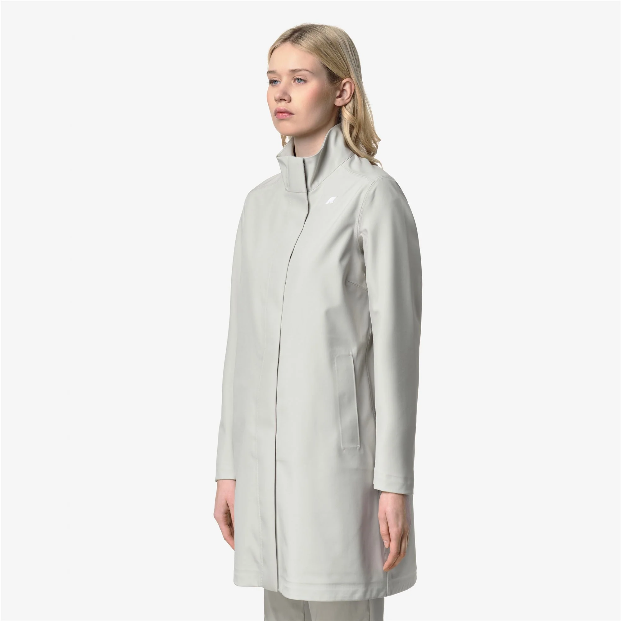 DUKESSE BONDED JERSEY - Jackets - 3/4 LENGTH - Woman - BEIGE LT - Image 4