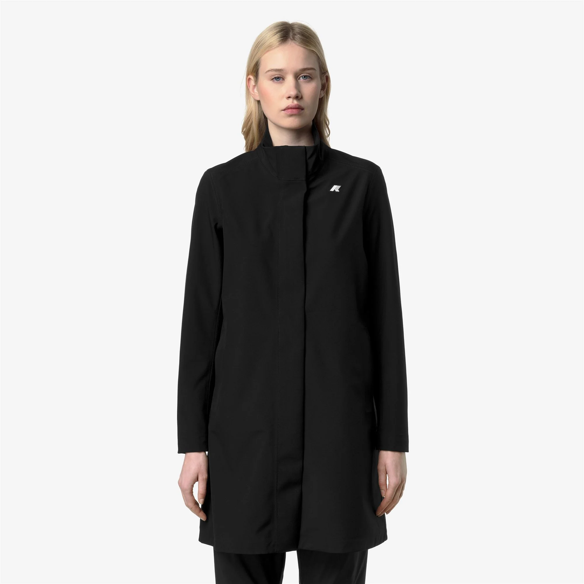 DUKESSE BONDED JERSEY - Jackets - 3/4 LENGTH - Woman - BLACK PURE - Image 3
