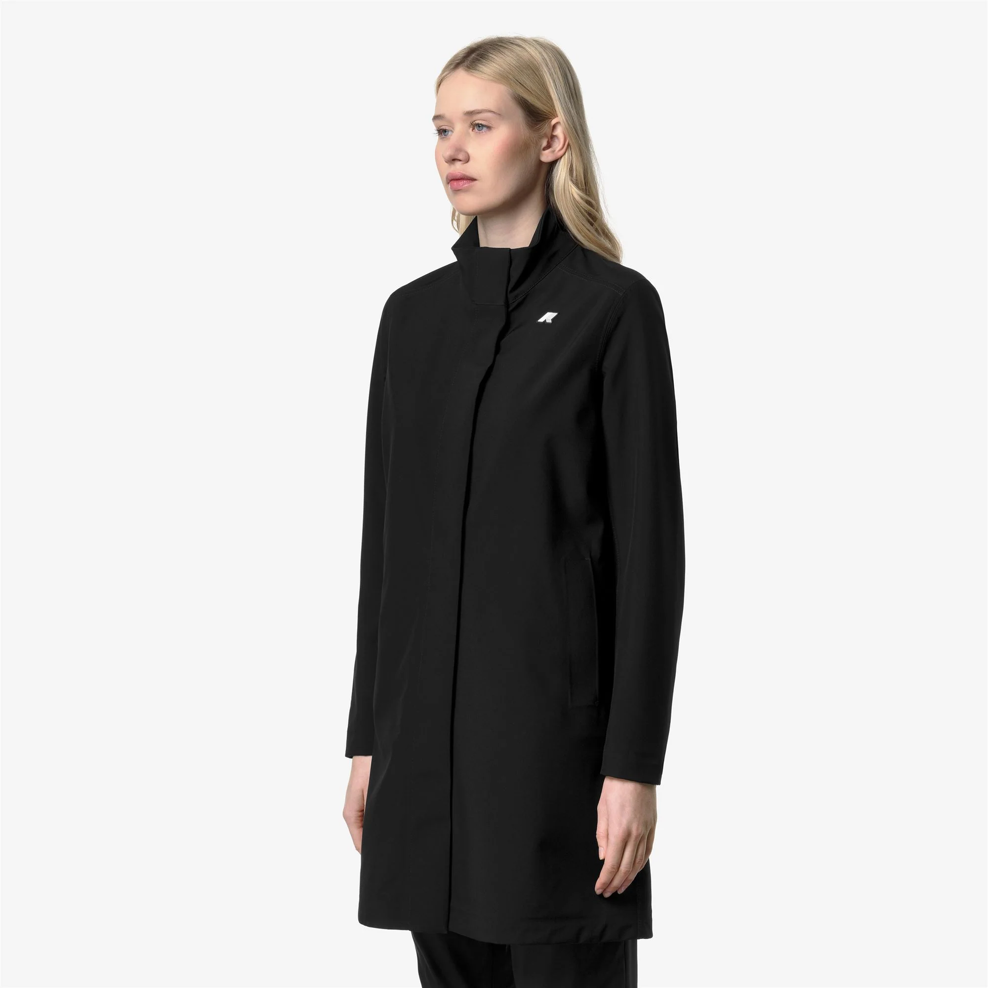 DUKESSE BONDED JERSEY - Jackets - 3/4 LENGTH - Woman - BLACK PURE - Image 4