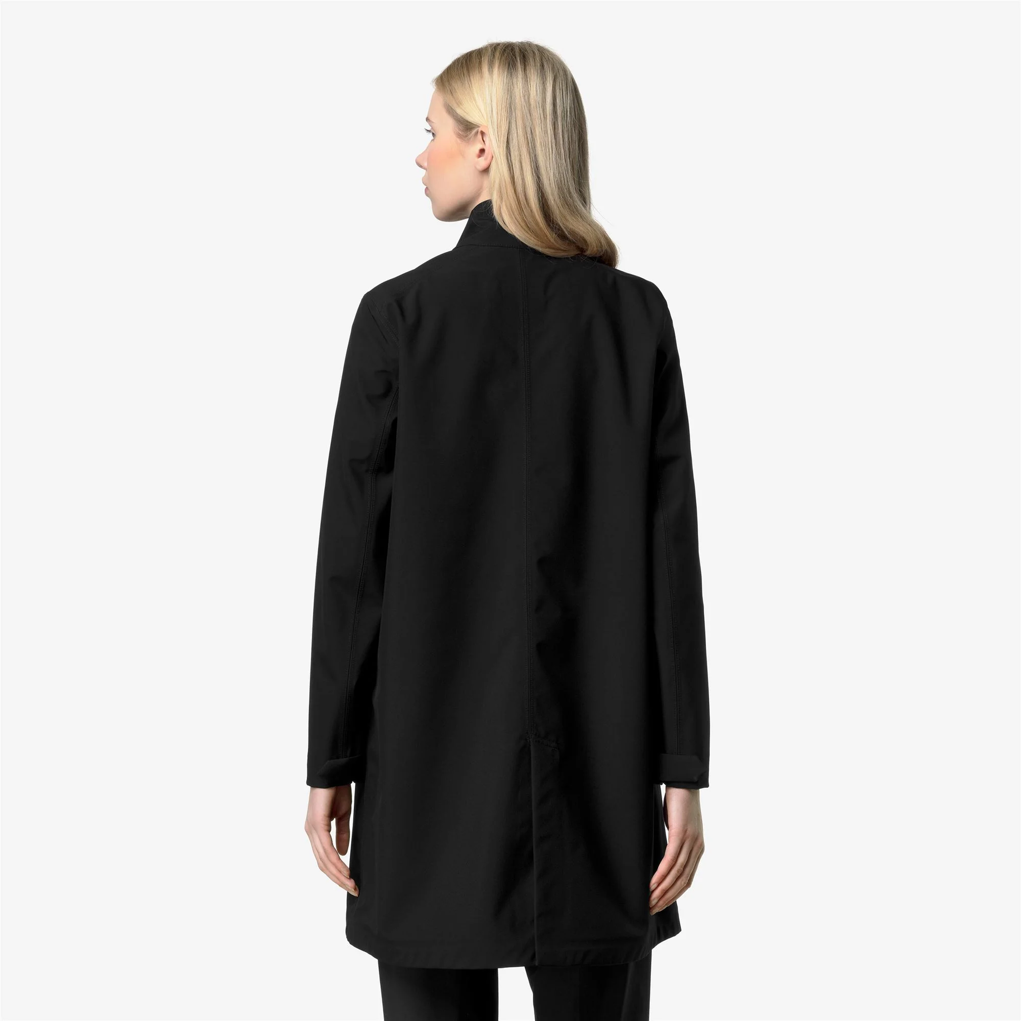 DUKESSE BONDED JERSEY - Jackets - 3/4 LENGTH - Woman - BLACK PURE - Image 5