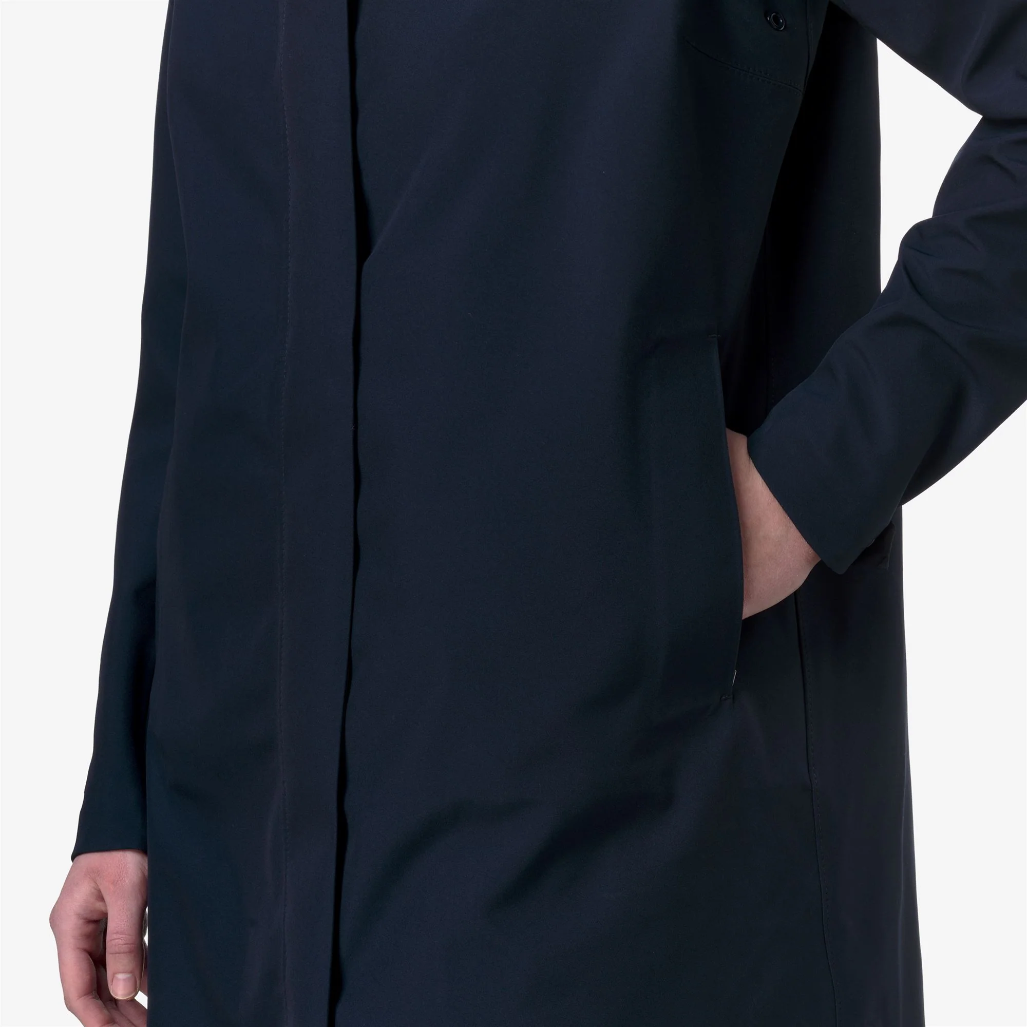 DUKESSE BONDED JERSEY - Jackets - 3/4 LENGTH - Woman - BLUE DEPTH - Image 2