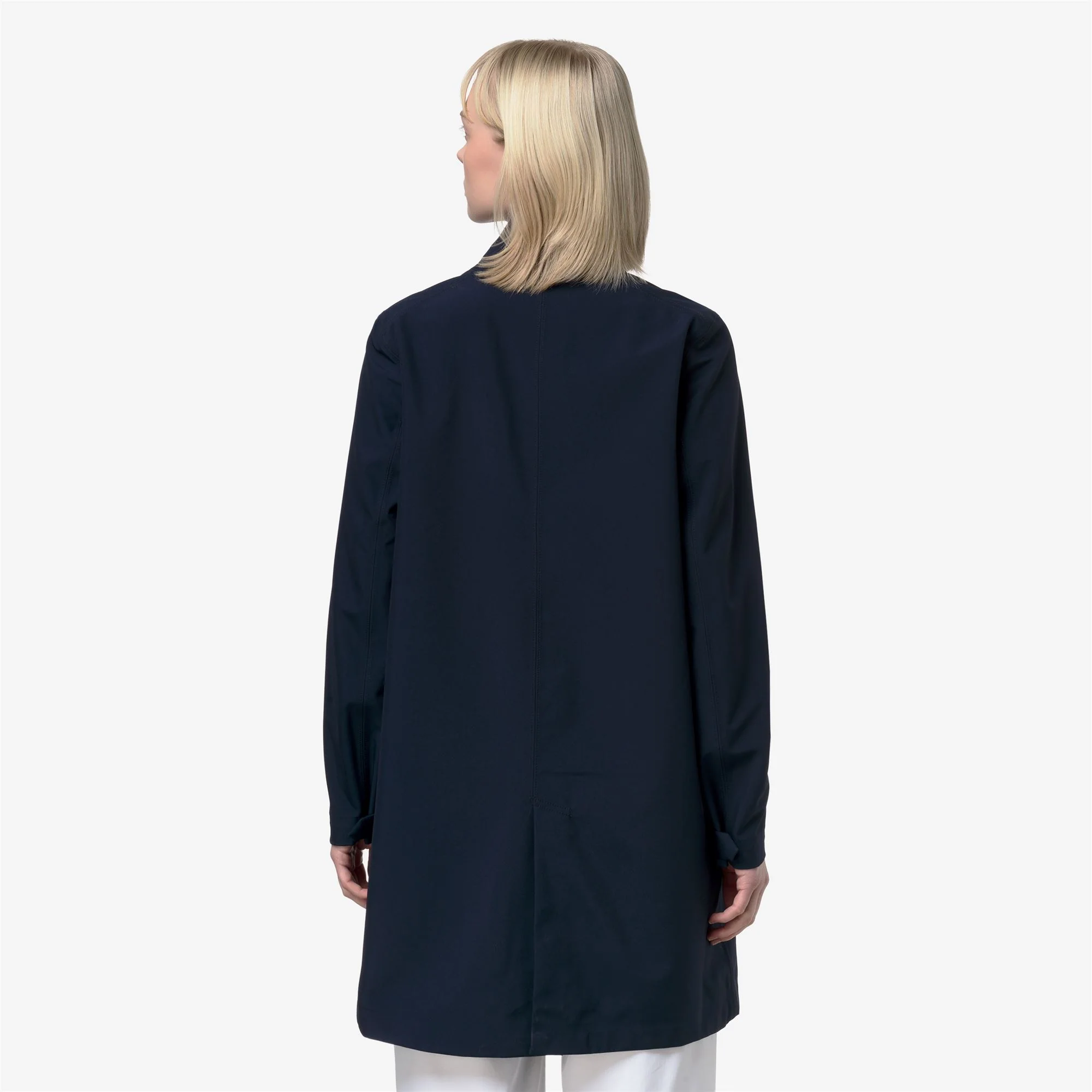 DUKESSE BONDED JERSEY - Jackets - 3/4 LENGTH - Woman - BLUE DEPTH - Image 5