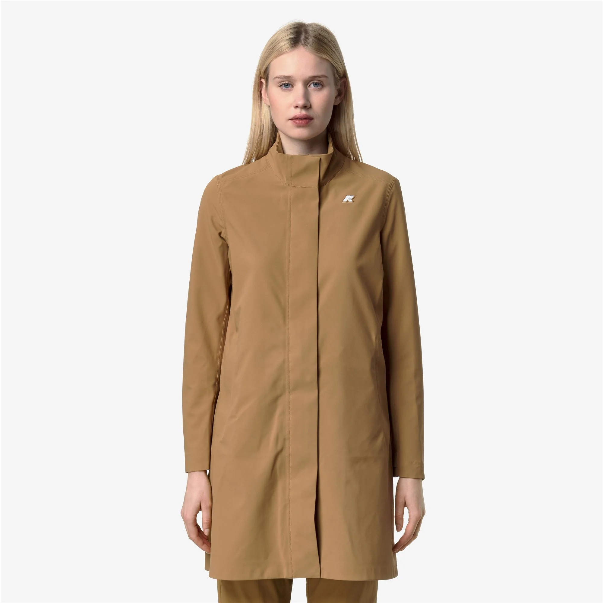 DUKESSE BONDED JERSEY - Jackets - 3/4 LENGTH - Woman - BROWN BISTRE - Image 3