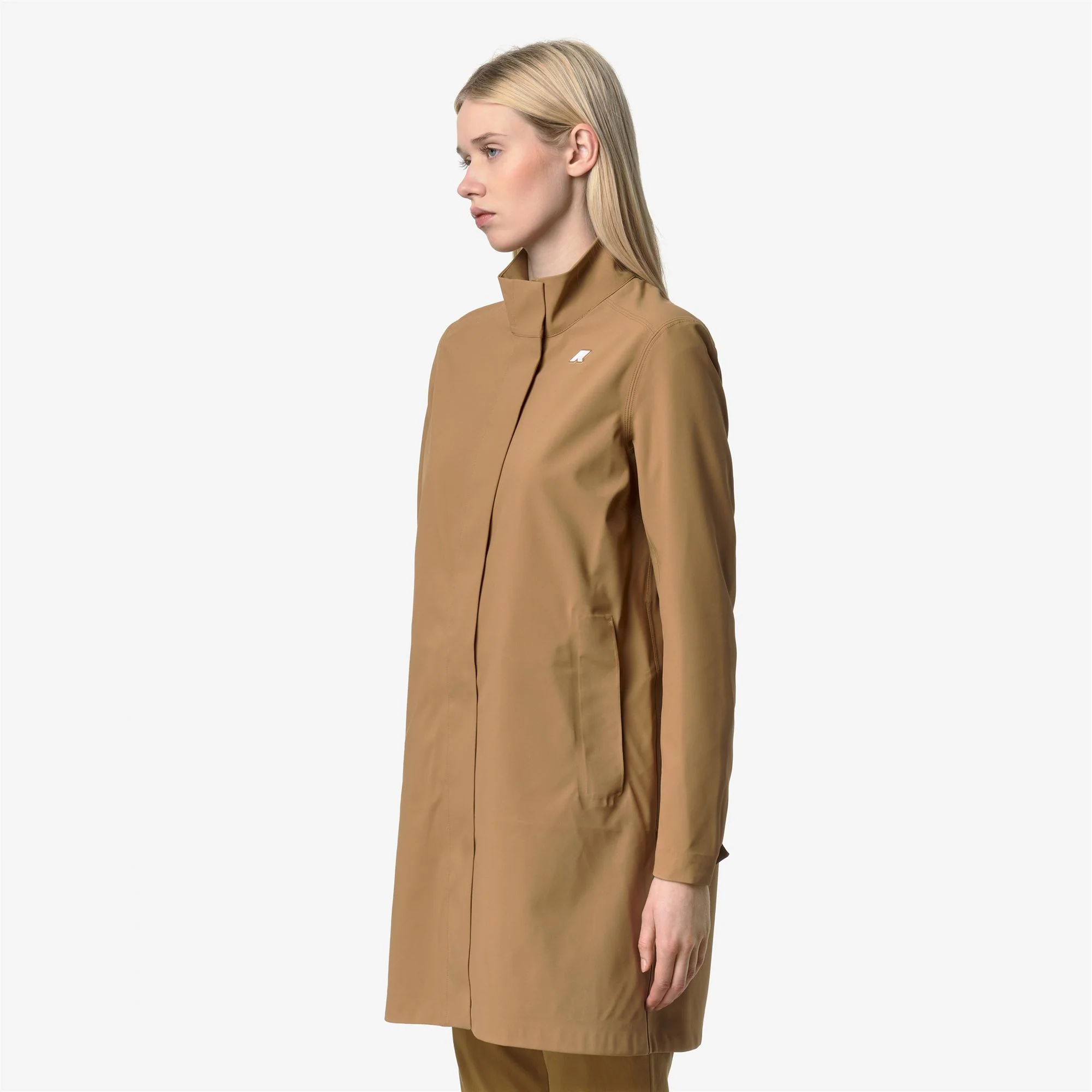 DUKESSE BONDED JERSEY - Jackets - 3/4 LENGTH - Woman - BROWN BISTRE - Image 4