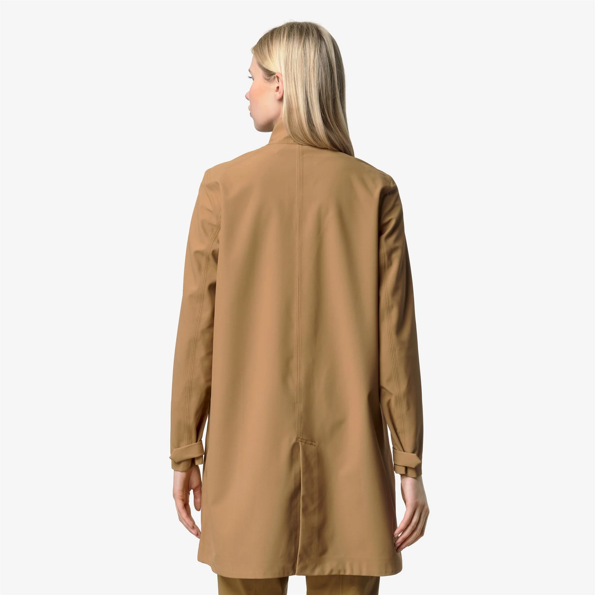 DUKESSE BONDED JERSEY - Jackets - 3/4 LENGTH - Woman - BROWN BISTRE - Image 5