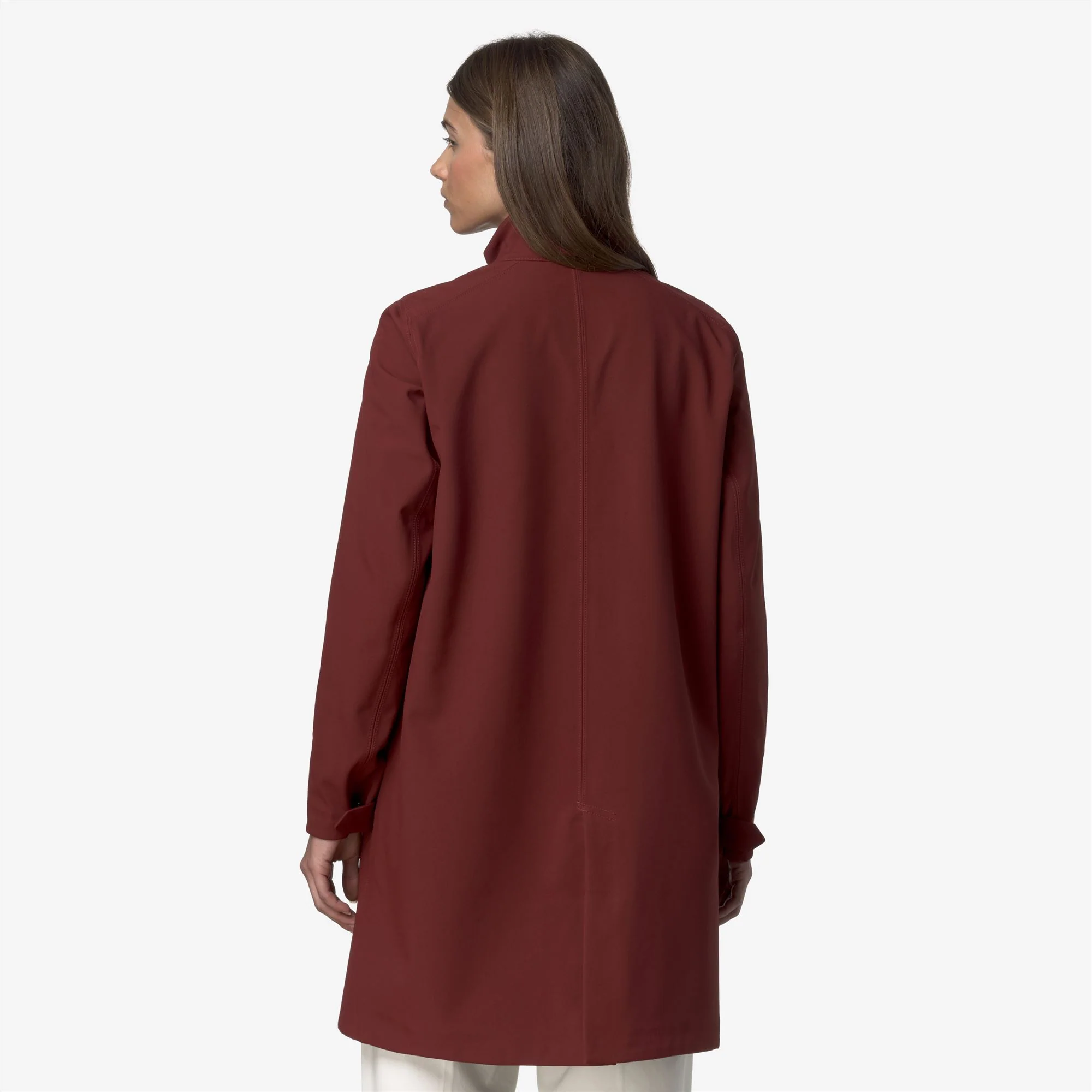 DUKESSE BONDED - Jackets - 3/4 LENGTH - Woman - RED SYRAH-BLUE DEPTH - Image 5