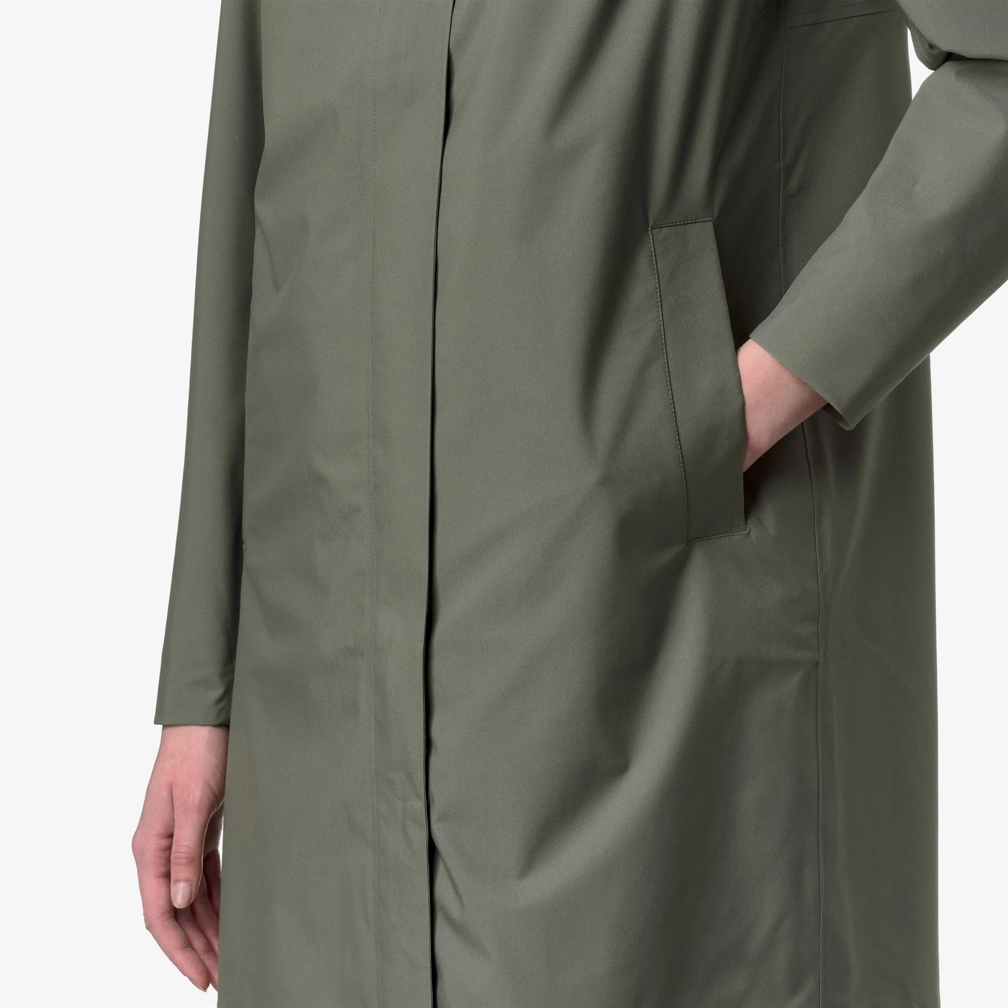 DUKESSE STRETCH 2LAYERS - Jackets - 3/4 LENGTH - Woman - GREEN LICHEN - Image 2