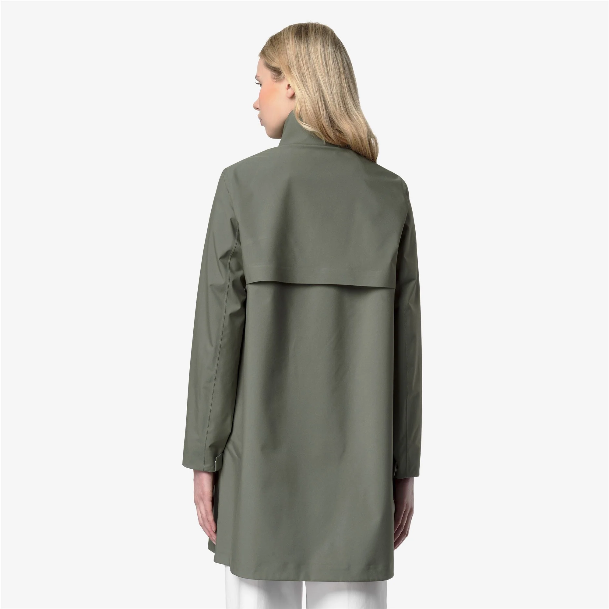 DUKESSE STRETCH 2LAYERS - Jackets - 3/4 LENGTH - Woman - GREEN LICHEN - Image 5