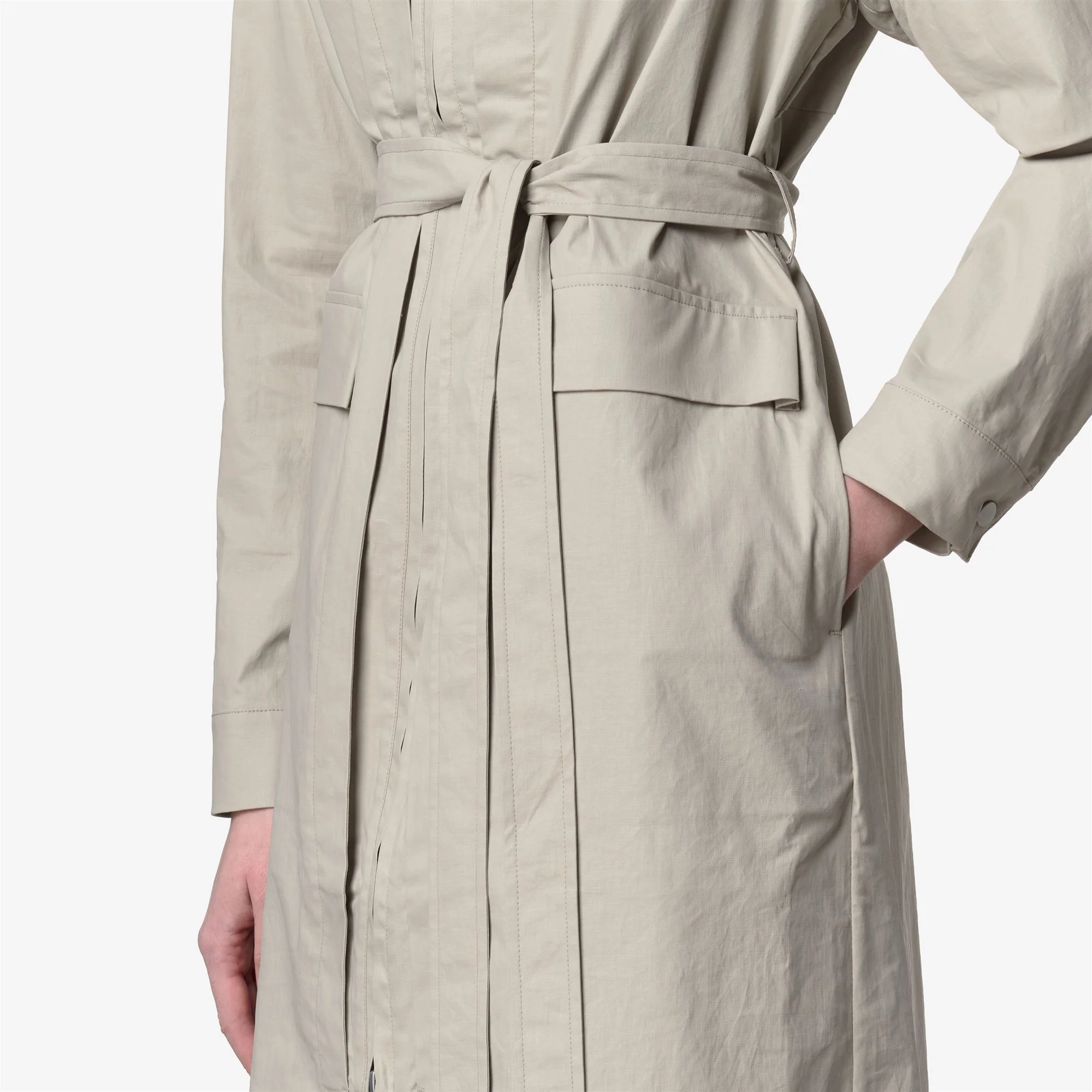 HORIEN NATURAL BLEND - Jackets - Long - Woman - BEIGE LT COMBO - Image 3