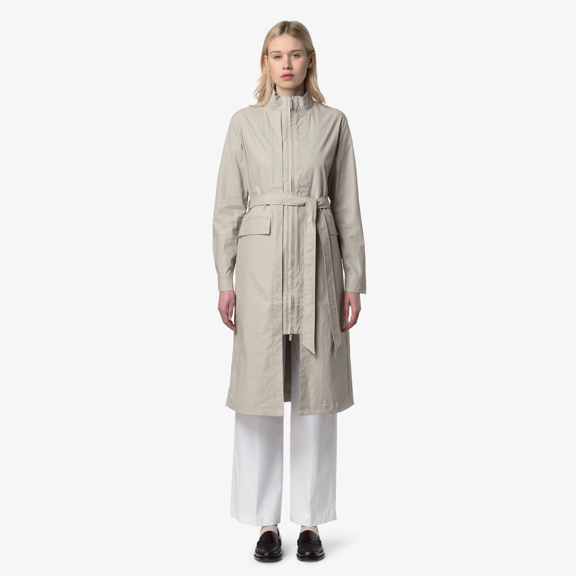 HORIEN NATURAL BLEND - Jackets - Long - Woman - BEIGE LT COMBO - Image 5