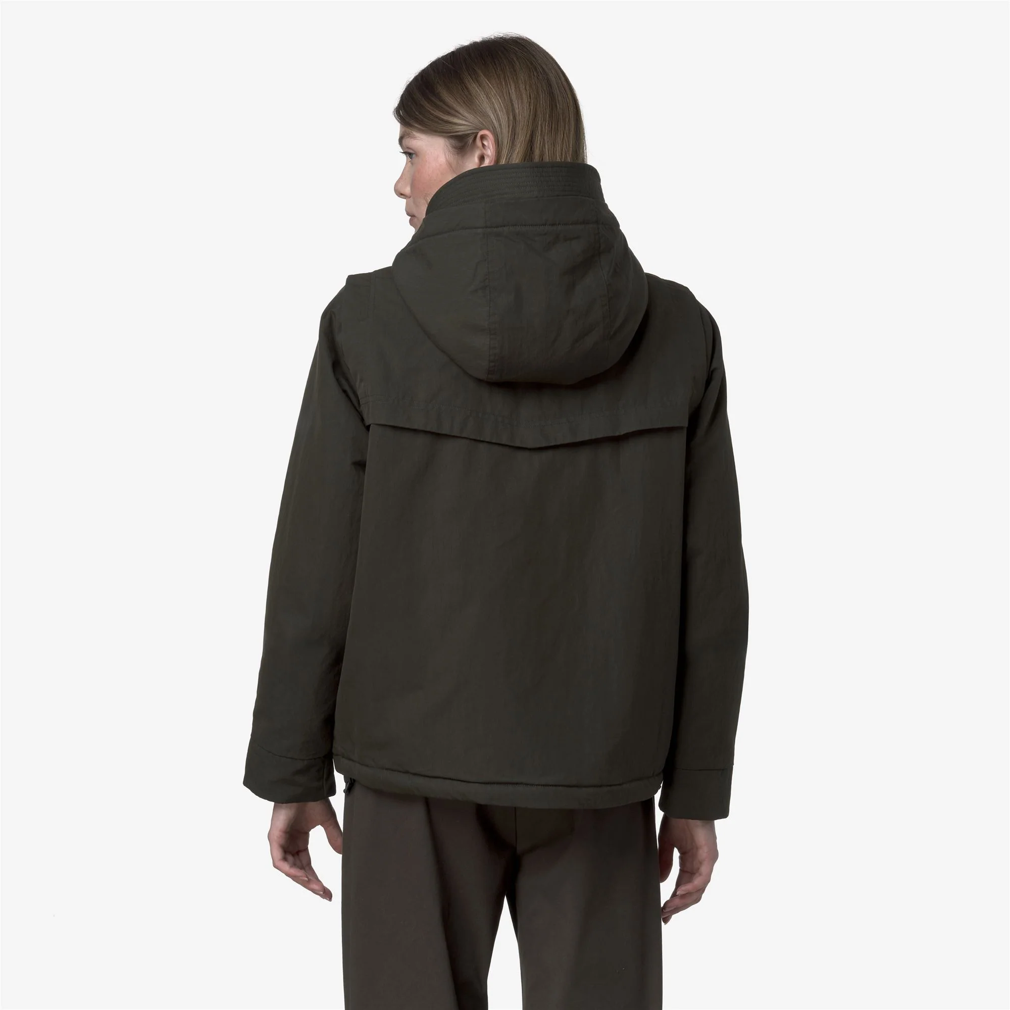 IDELER COTTON FEEL - Jackets - Short - Woman - GREEN BLACKISH-GREEN BLACKISH FUR - Image 5