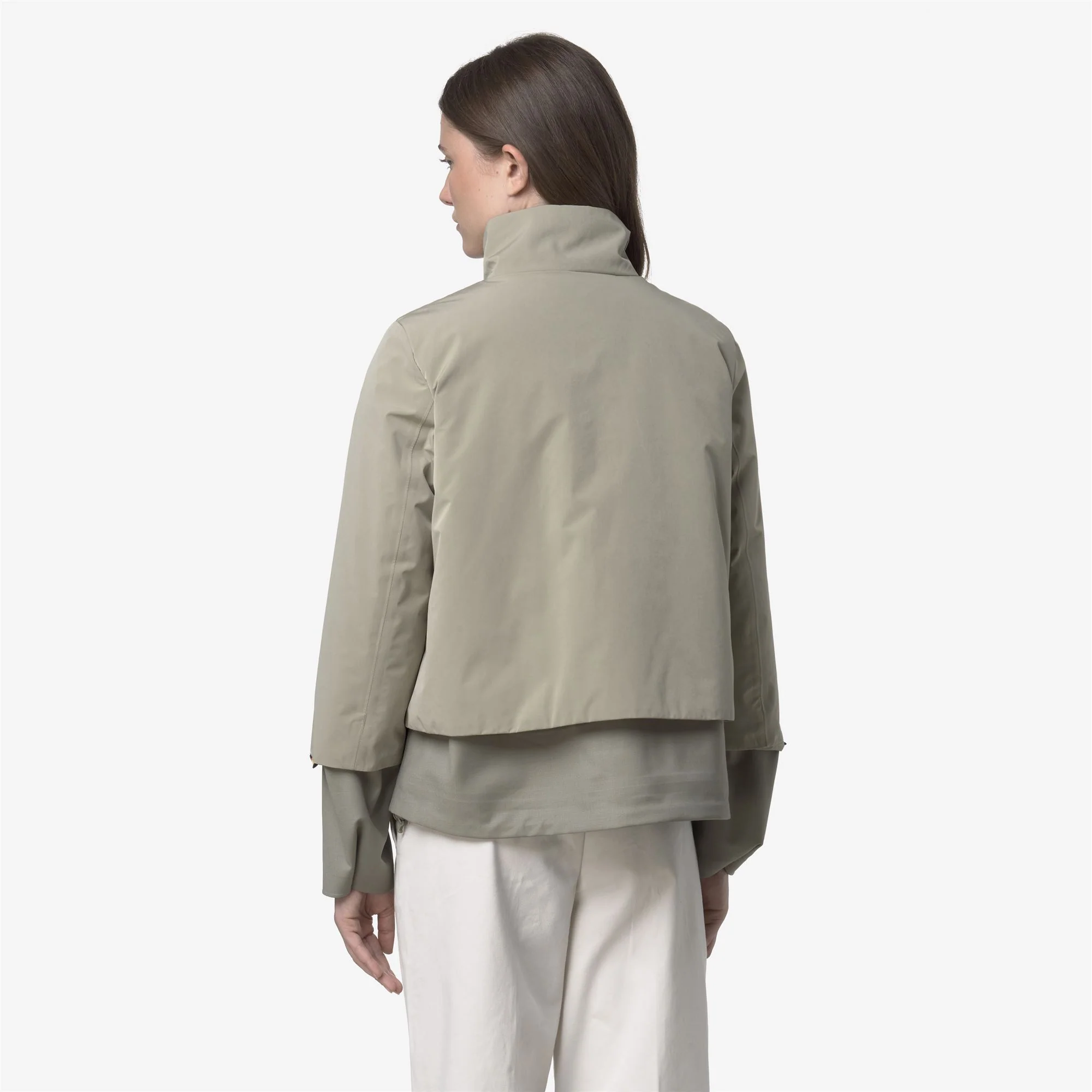 ISAN WOOL NYLON MIX - Jackets - Short - Woman - GREEN OAK-GREEN OAK - Image 6