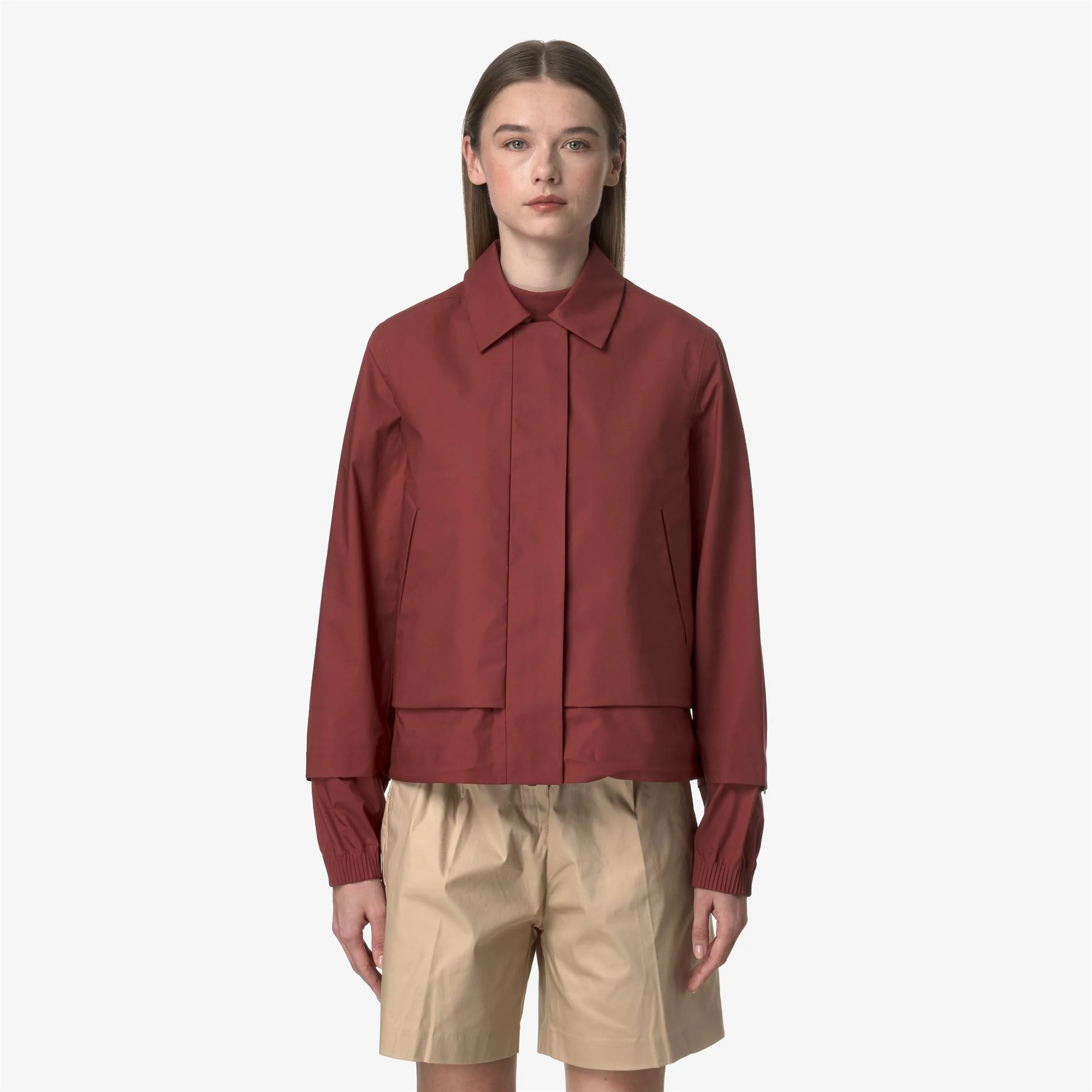 ISARTY 3L POPLIN - Jackets - Short - Woman - RED BROWNISH-BEIGE LT - Image 4