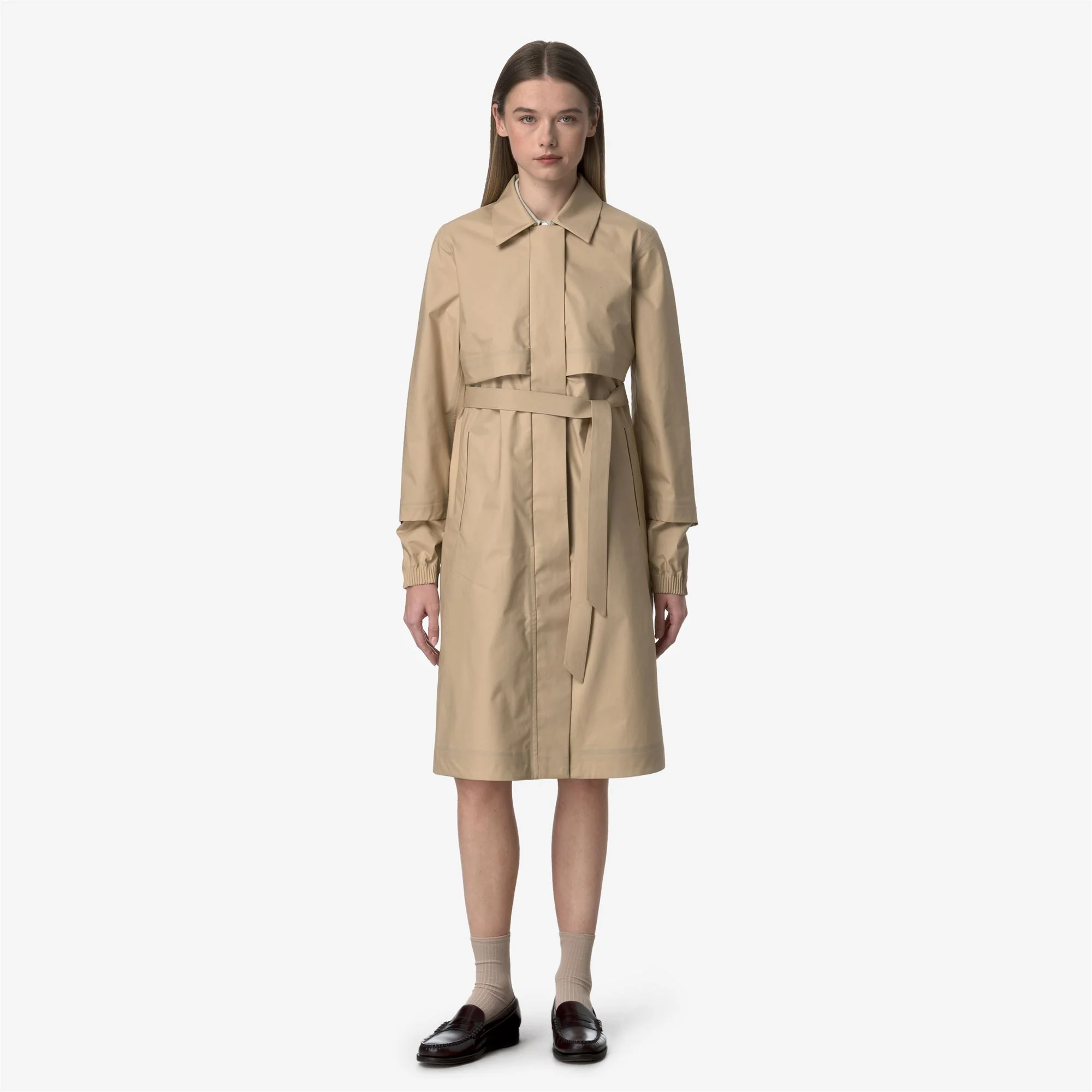 JESY 3L POPLIN - Jackets - Long - Woman - BEIGE ROPE-BEIGE LT - Image 4