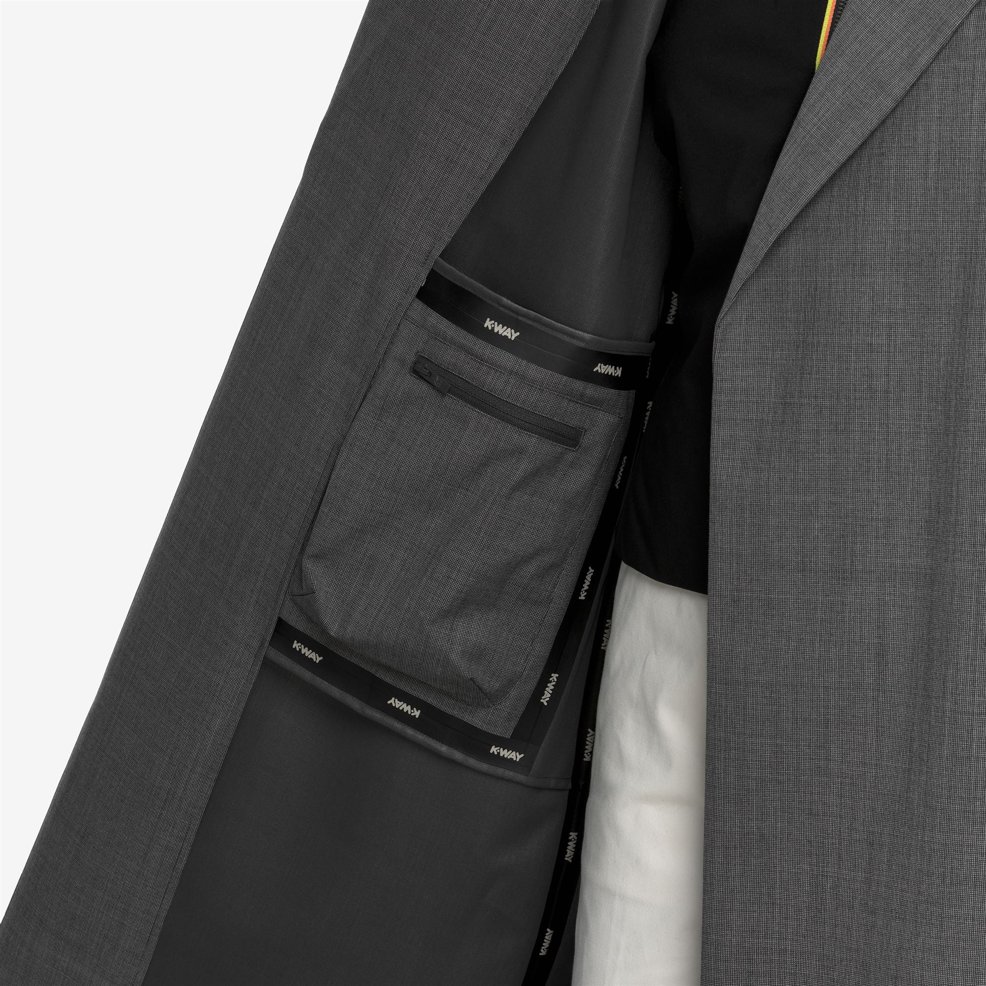 JORANCE 3L WOOL GRISAILLE - Jackets - Long - Woman - GREY SHADOW DK GRISAILLE - Image 3