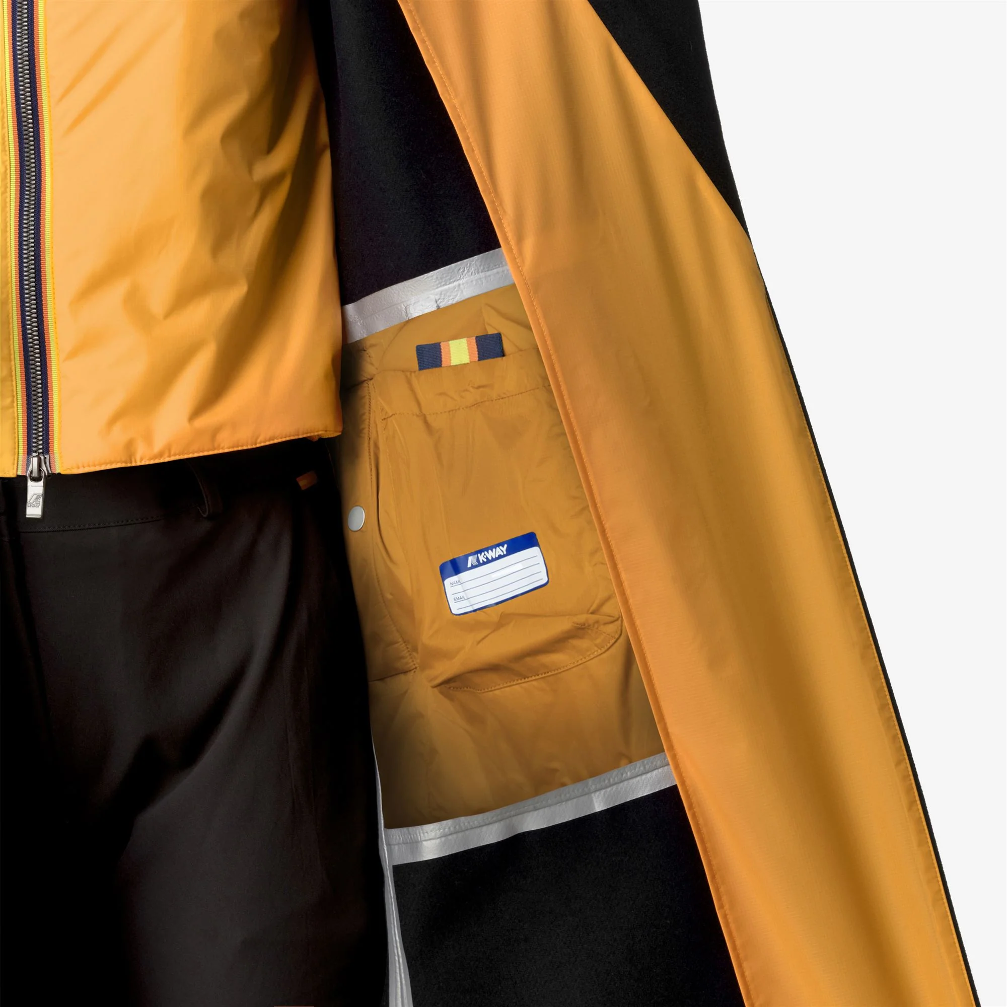 JORANCE WOOLMARK - Jackets - Long - Woman - BLUE DEPTH-ORANGE - Image 3